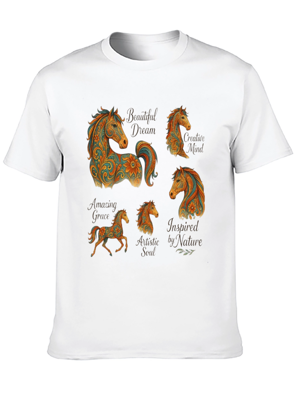 Horse Art T-Shirt - Creative Design