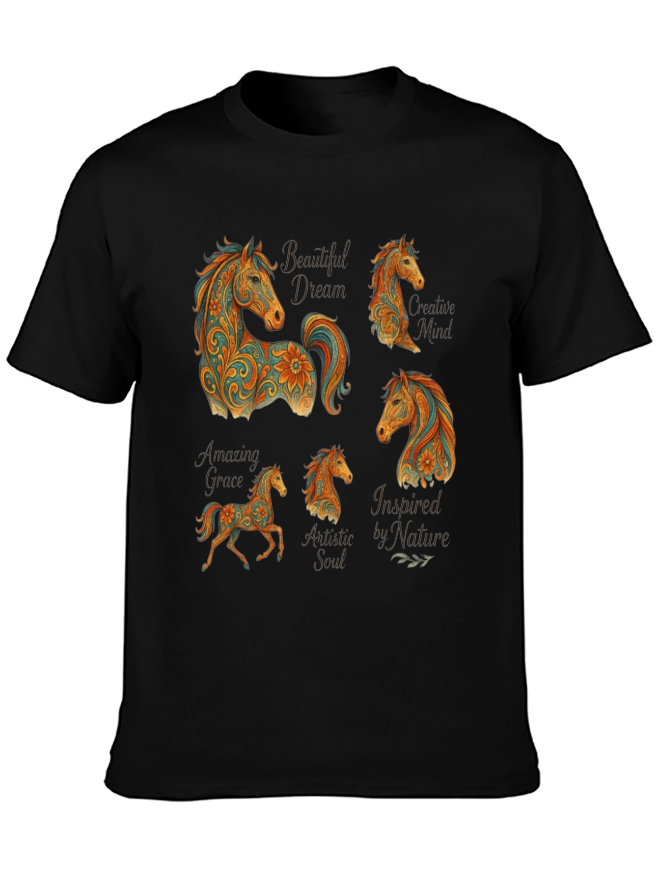 Horse Art T-Shirt - Creative Design