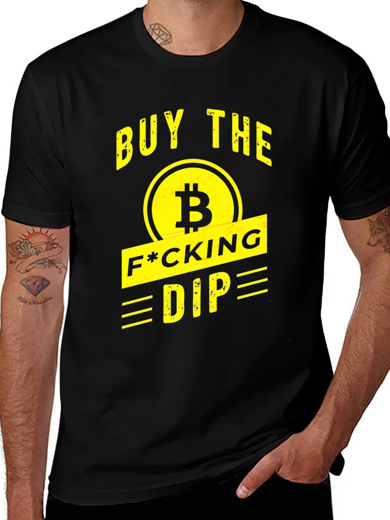 Buy the F*cking Dip T-Shirt - Bitcoin Crypto Tee