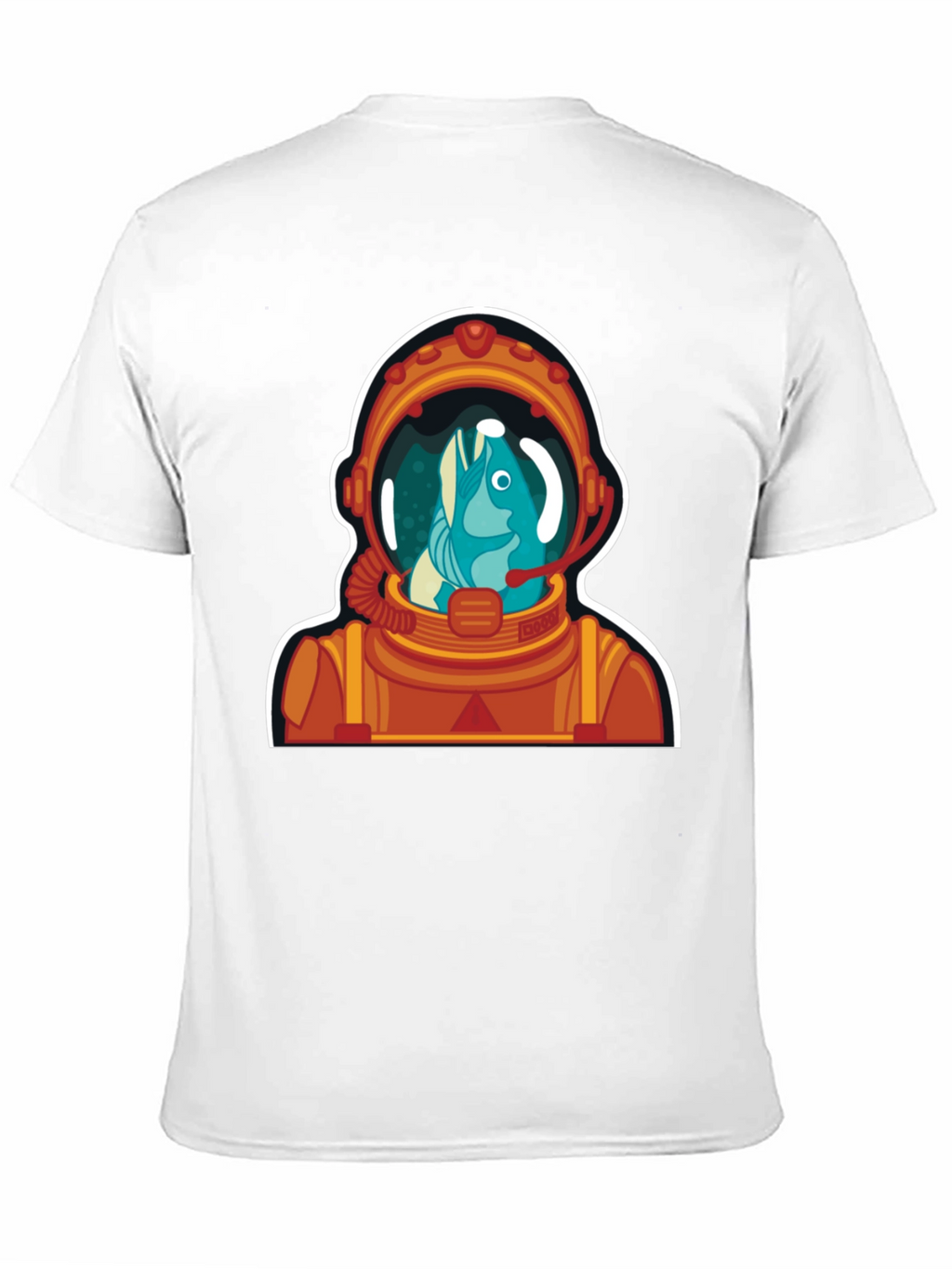 Astronaut Fish Graphic Tee - Space Humor