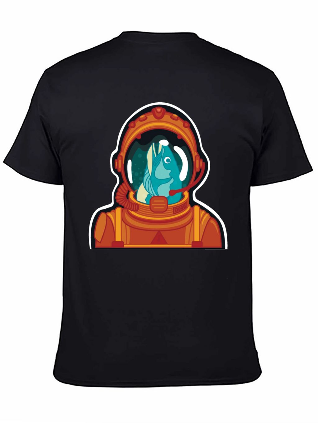 Astronaut Fish Graphic Tee - Space Humor