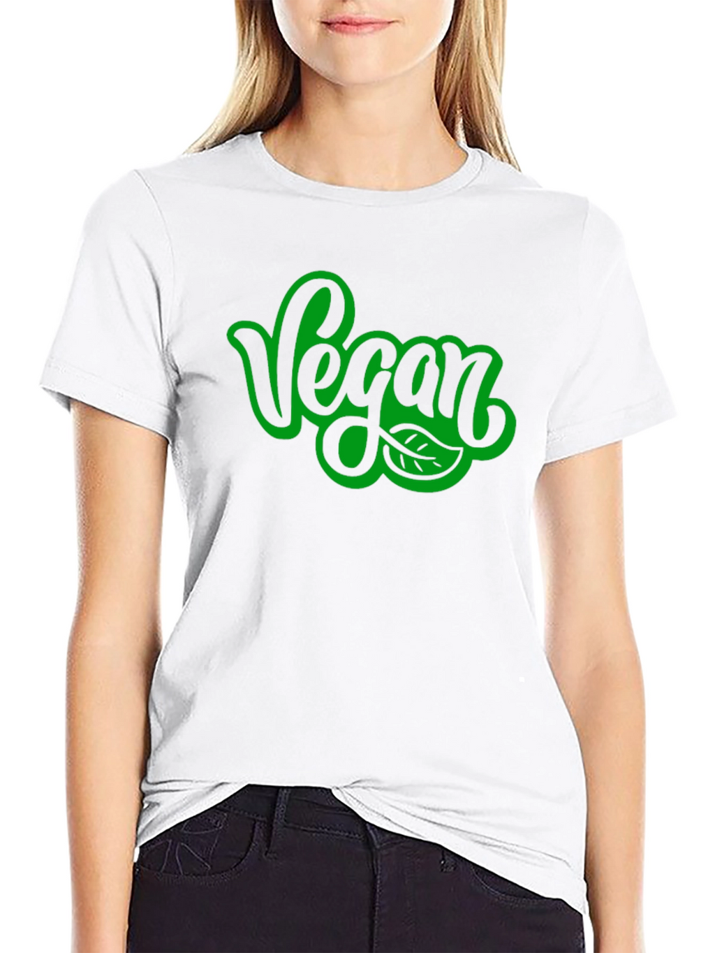 Vegan T-Shirt - Black Stylish Vegan Apparel