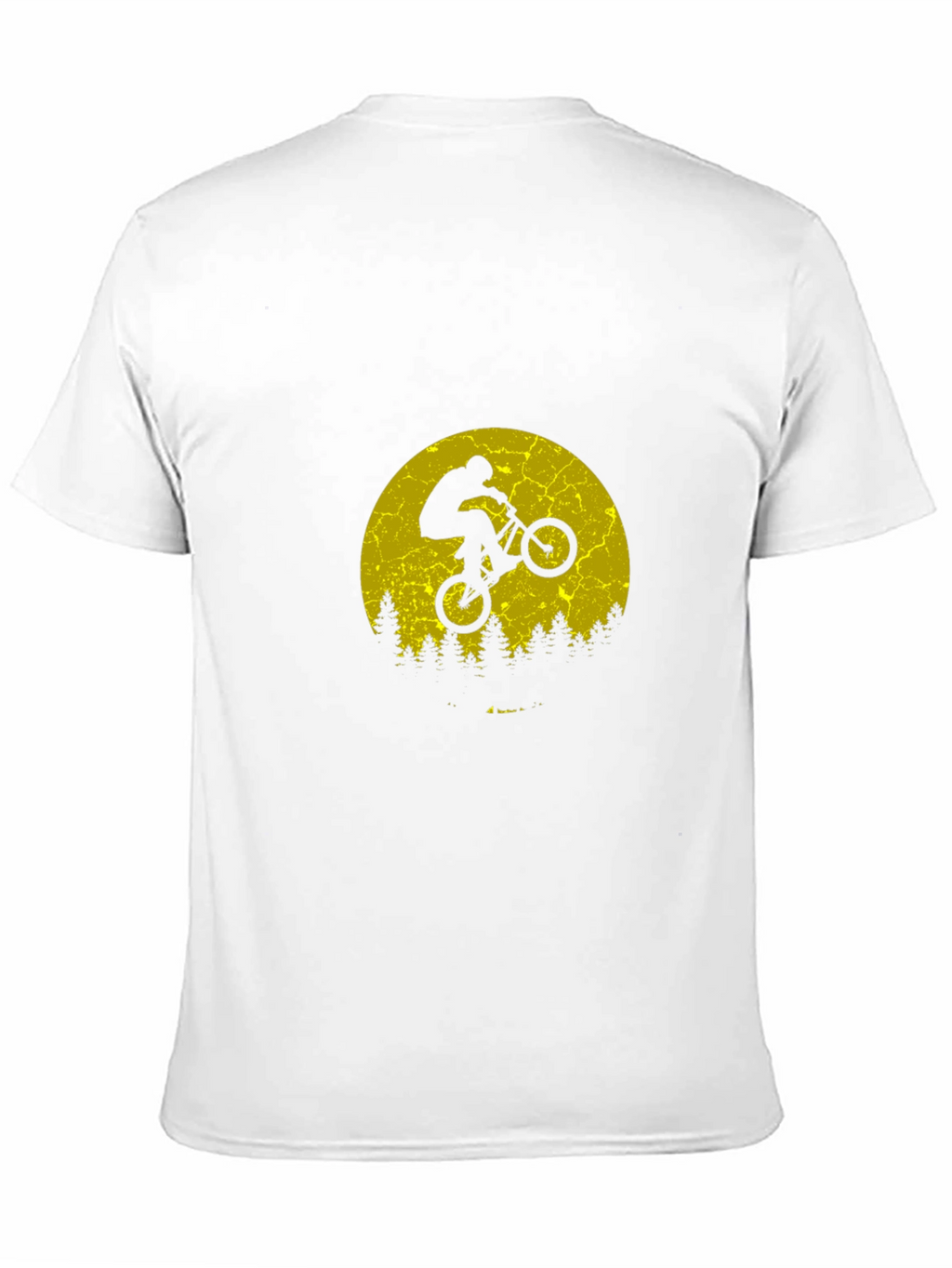 BMX Biker Silhouette T-Shirt - Retro Style