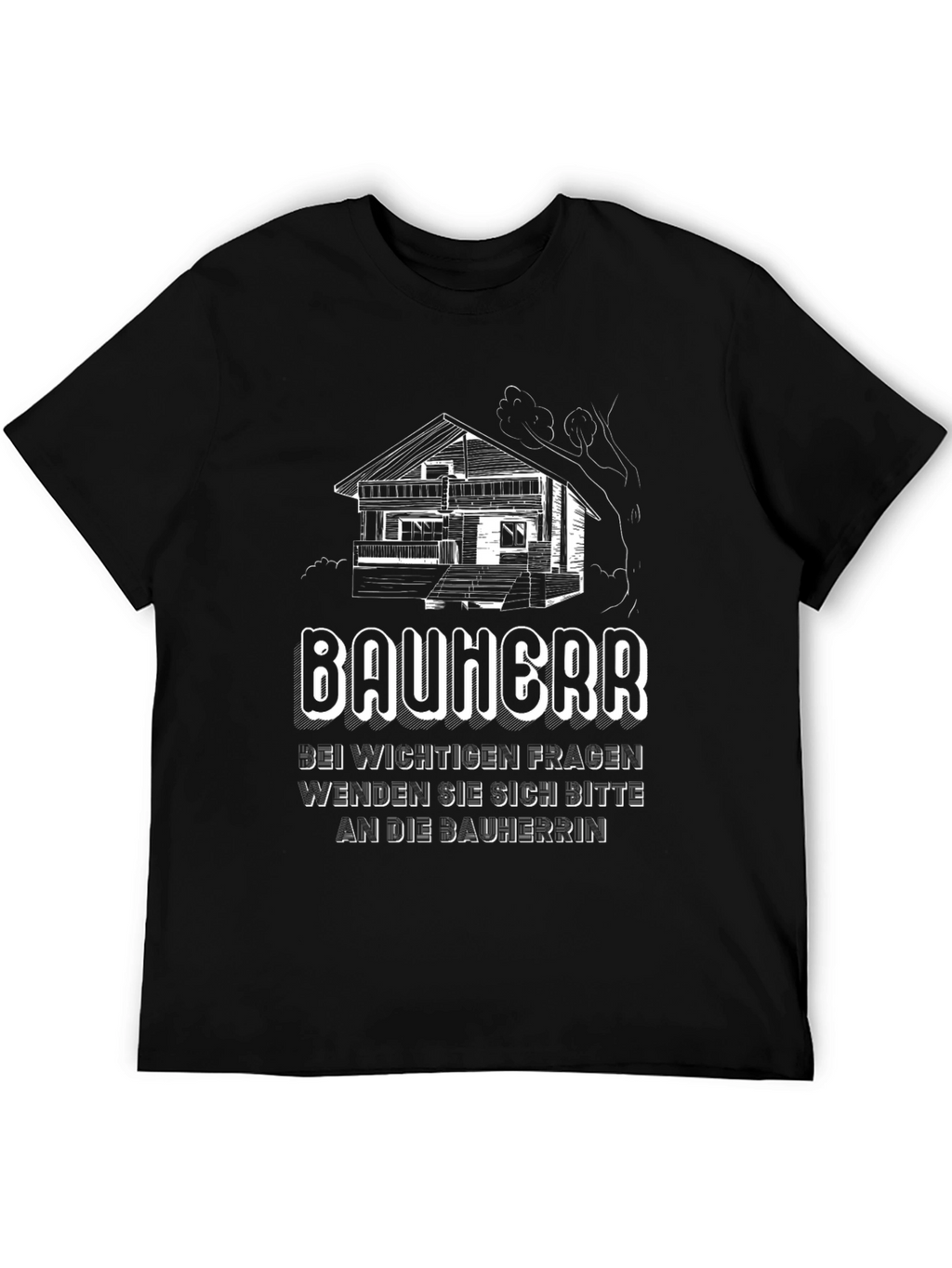 Bauherr Graphic T-Shirt - Construction Boss Tee