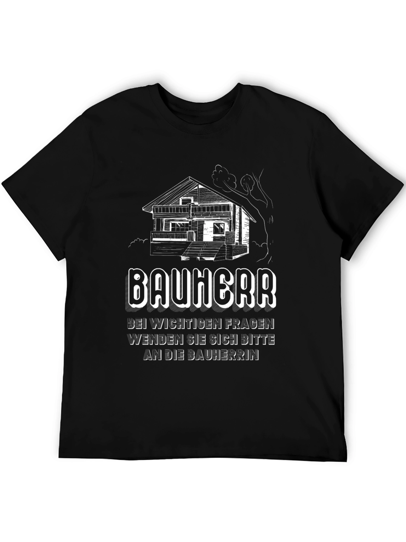 Bauherr Graphic T-Shirt - Construction Boss Tee