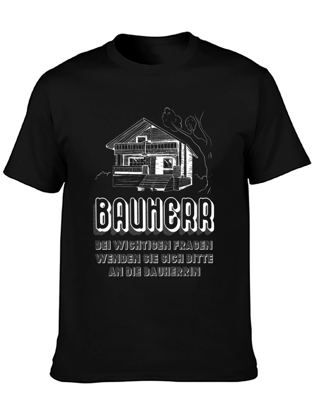 Bauherr Graphic T-Shirt - Construction Boss Tee