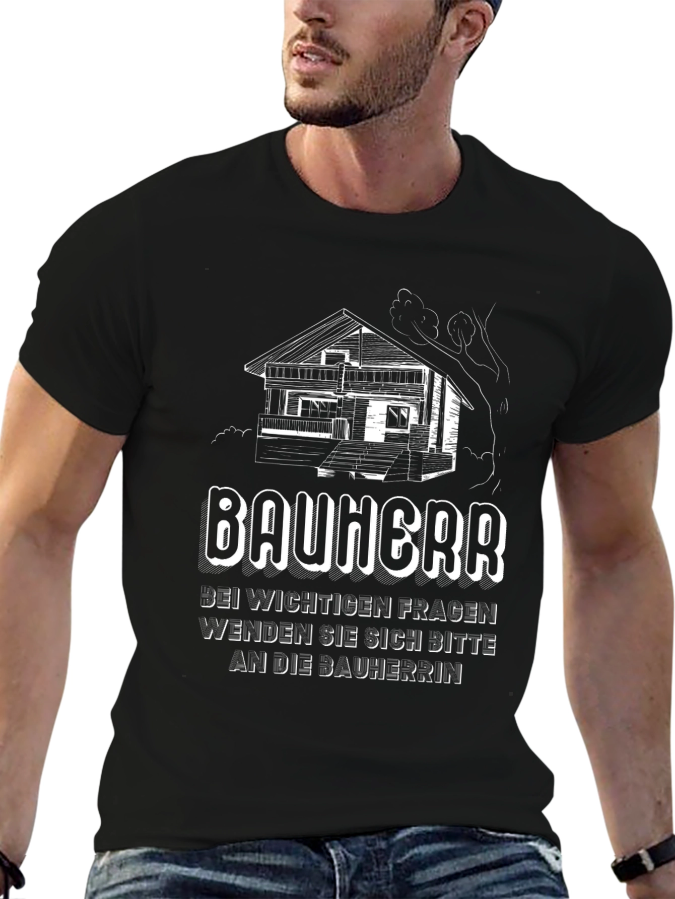 Bauherr Graphic T-Shirt - Construction Boss Tee