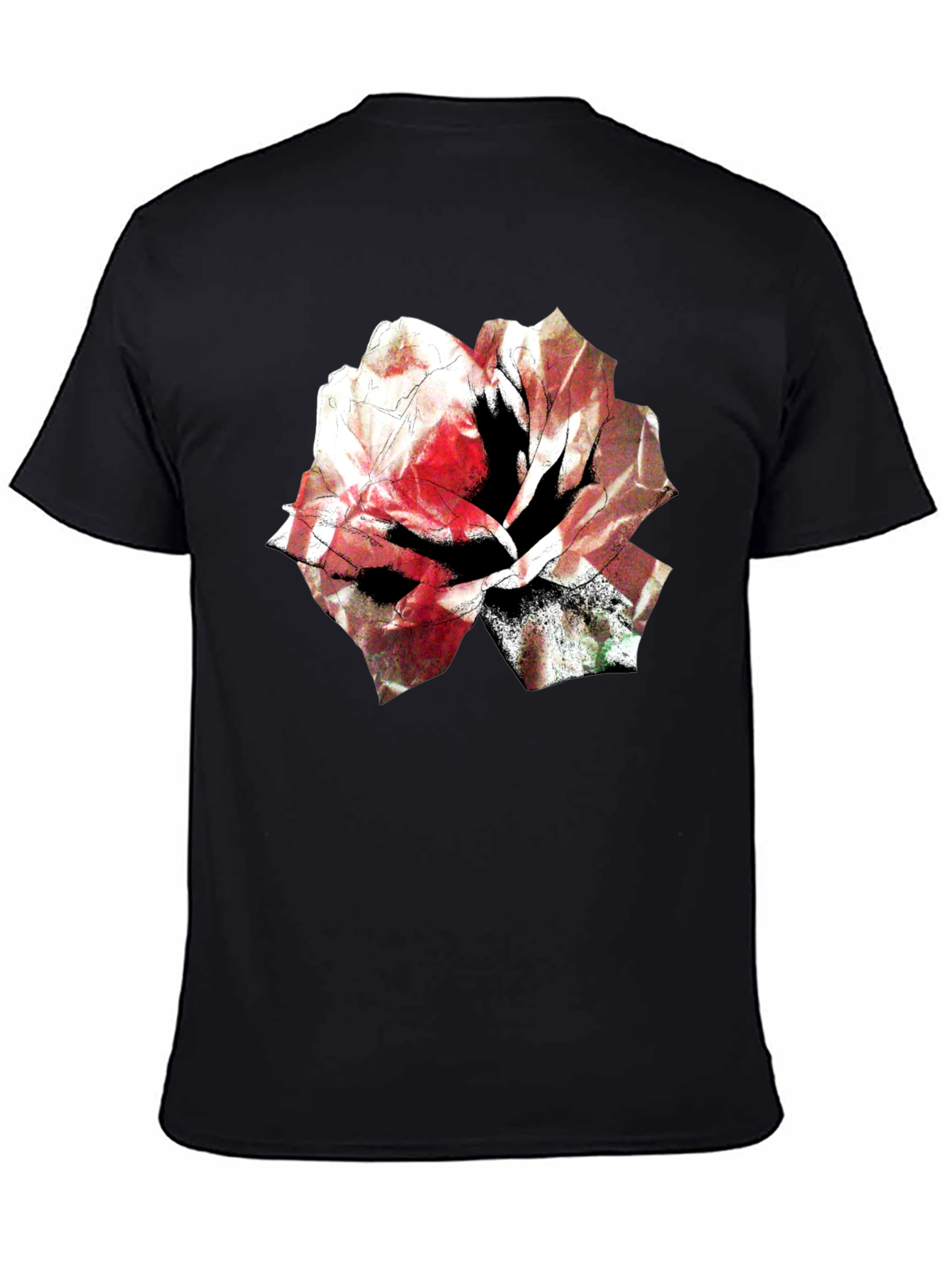 Floral Graphic Tee - Bold Rose Design