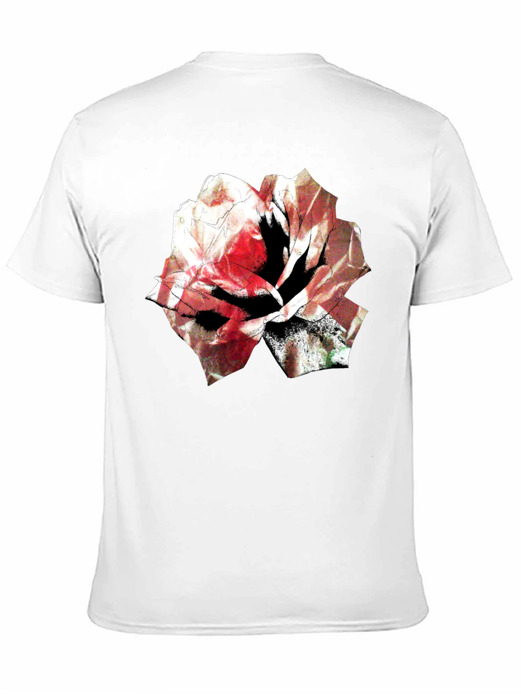 Floral Graphic Tee - Bold Rose Design