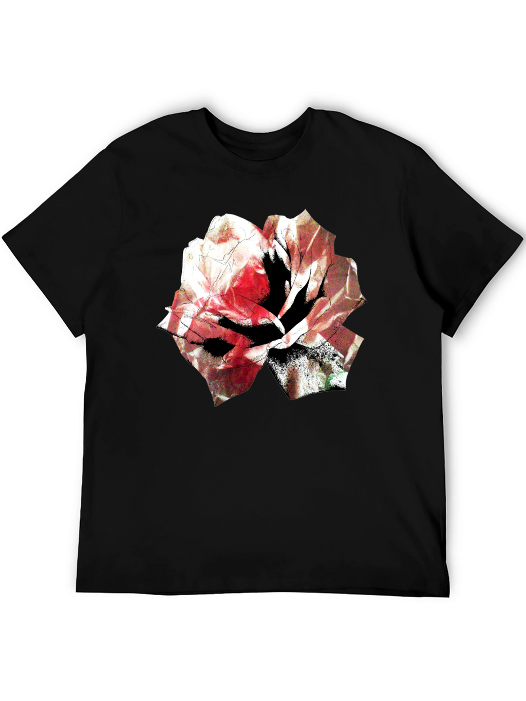 Floral Graphic Tee - Bold Rose Design
