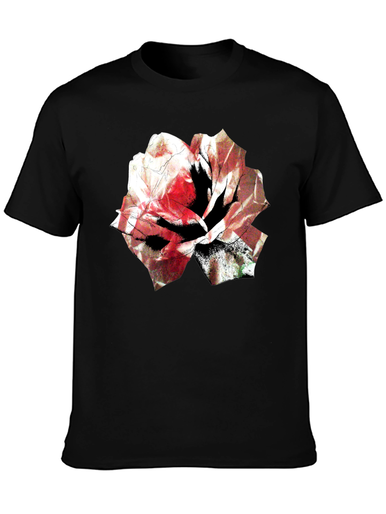 Floral Graphic Tee - Bold Rose Design