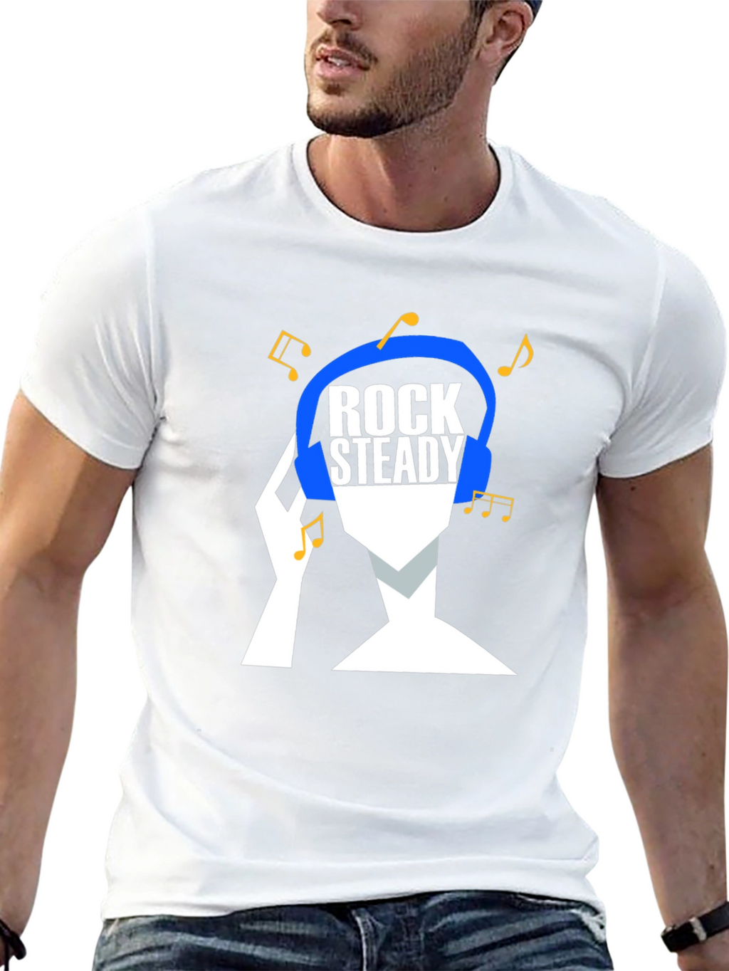 Rock Steady Music T-Shirt - Cool Graphic Tee
