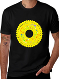 Graphic Print Crew Neck Tee