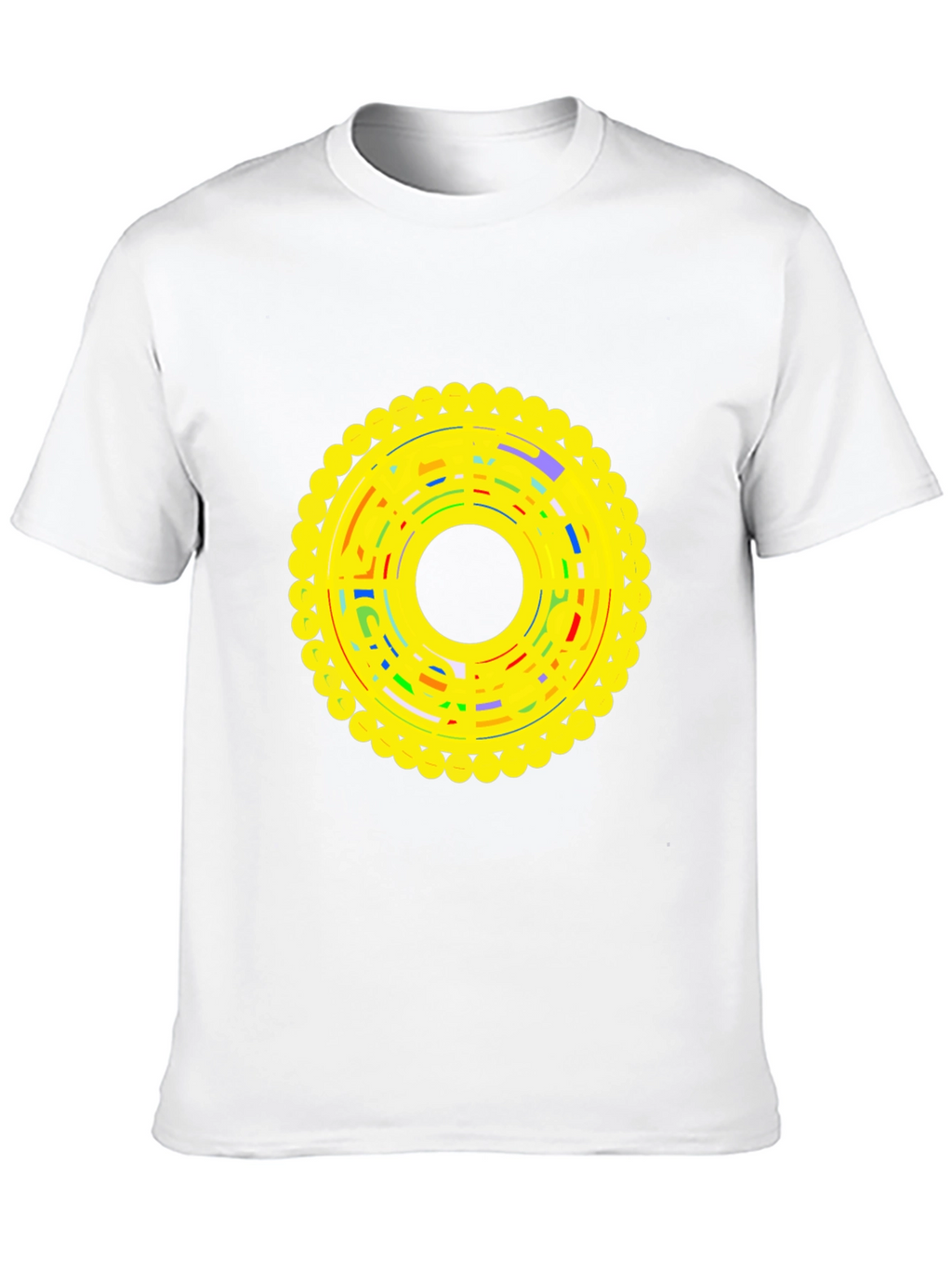 Graphic Print Crew Neck Tee
