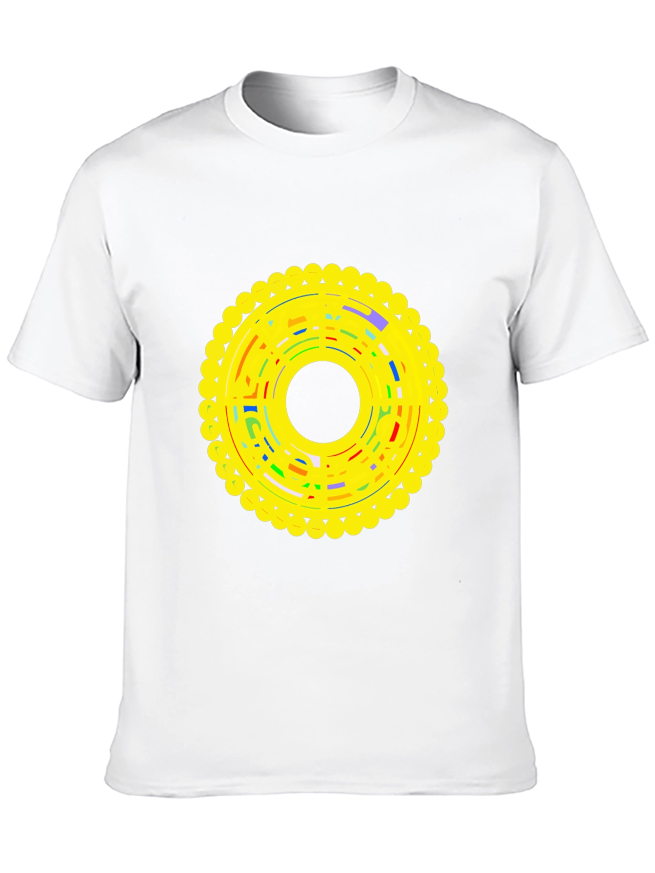 Graphic Print Crew Neck Tee