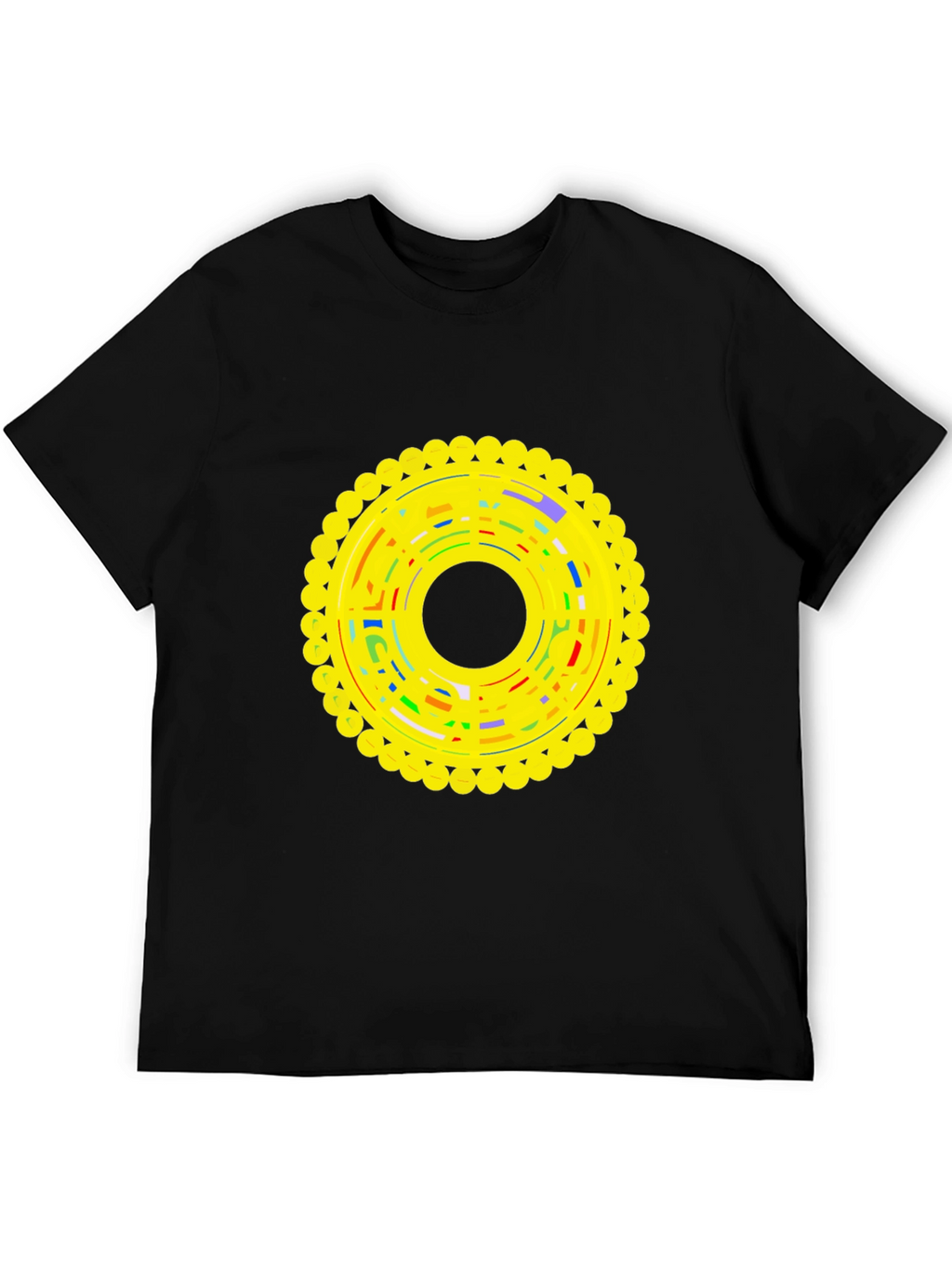 Graphic Print Crew Neck Tee