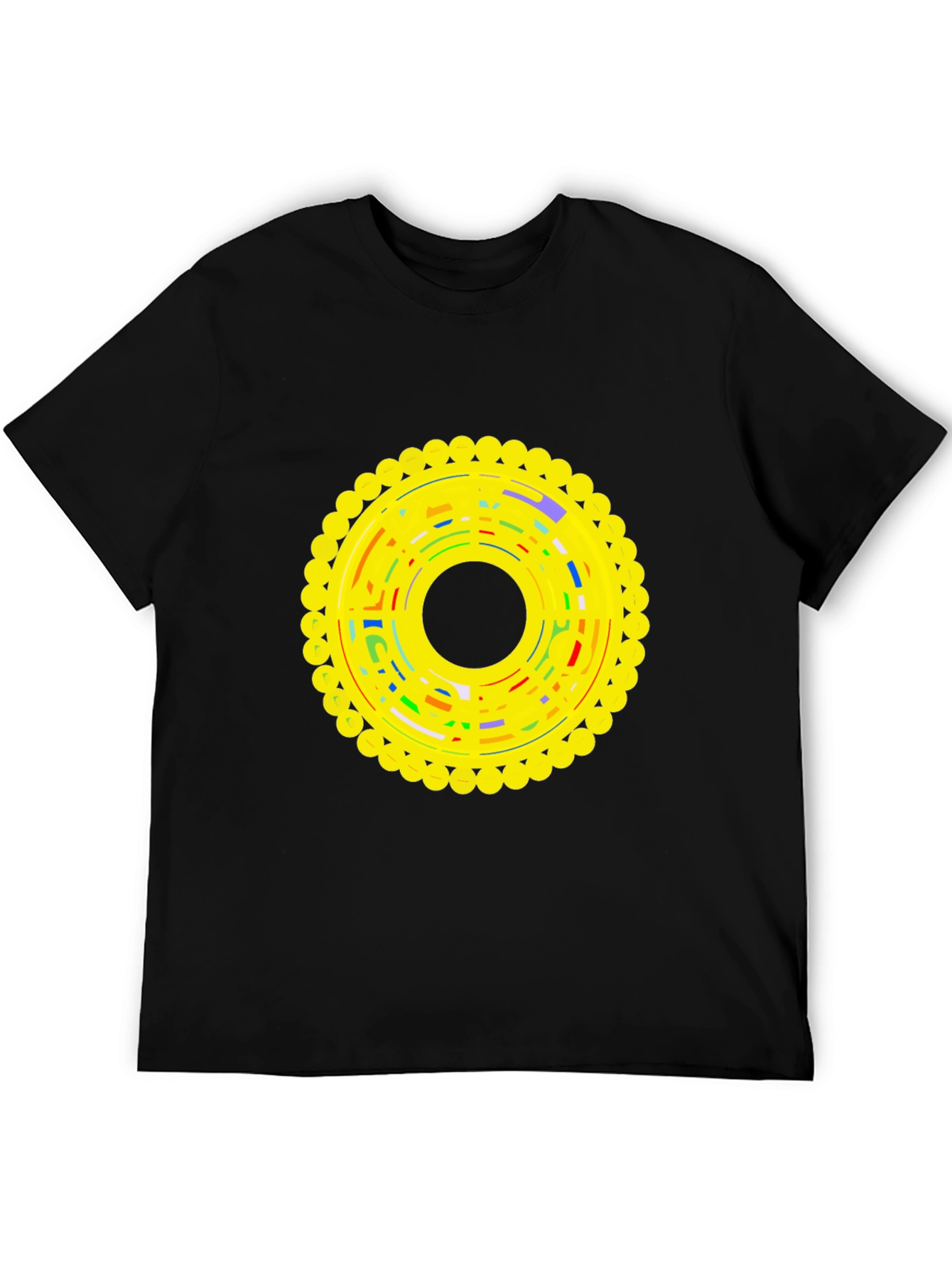Graphic Print Crew Neck Tee