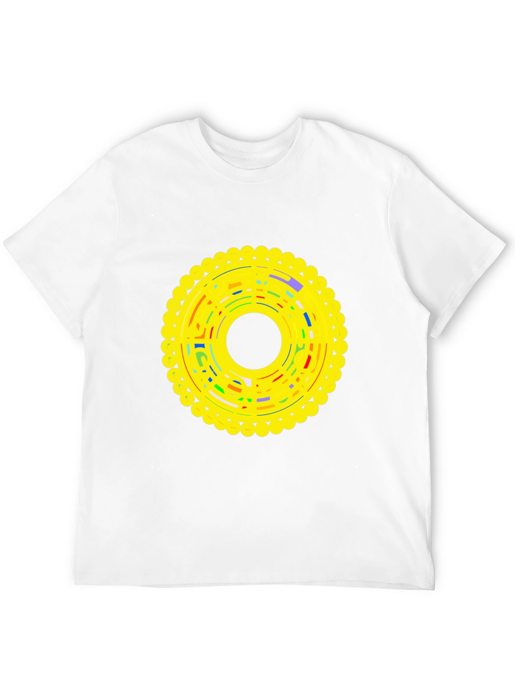 Graphic Print Crew Neck Tee