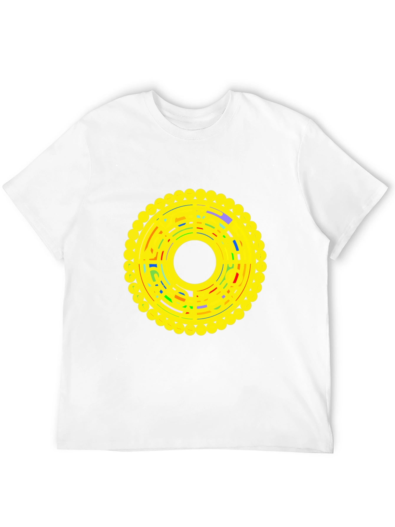 Graphic Print Crew Neck Tee