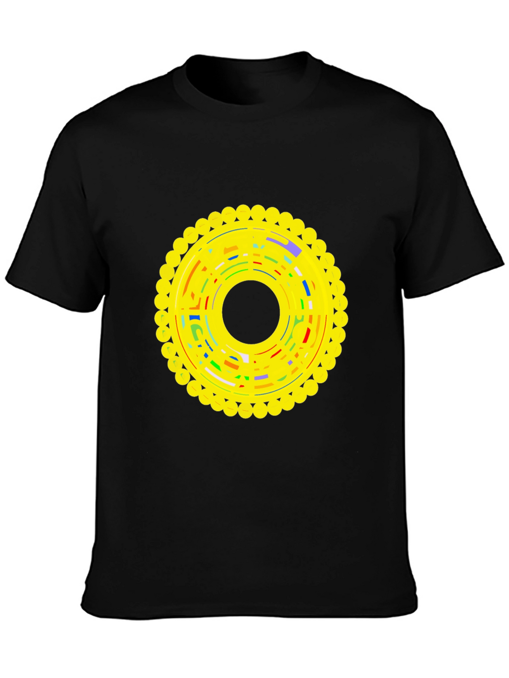 Graphic Print Crew Neck Tee