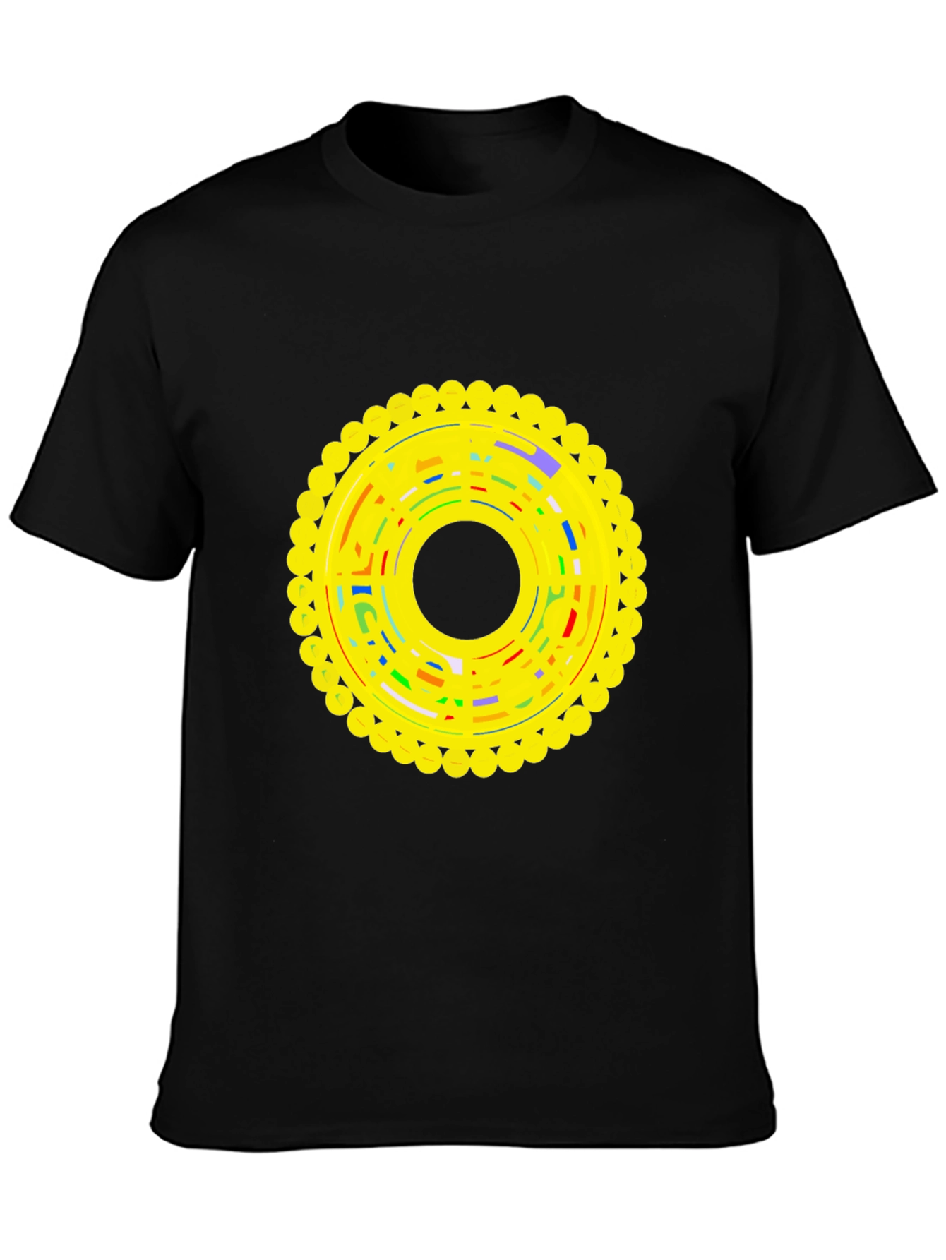 Graphic Print Crew Neck Tee