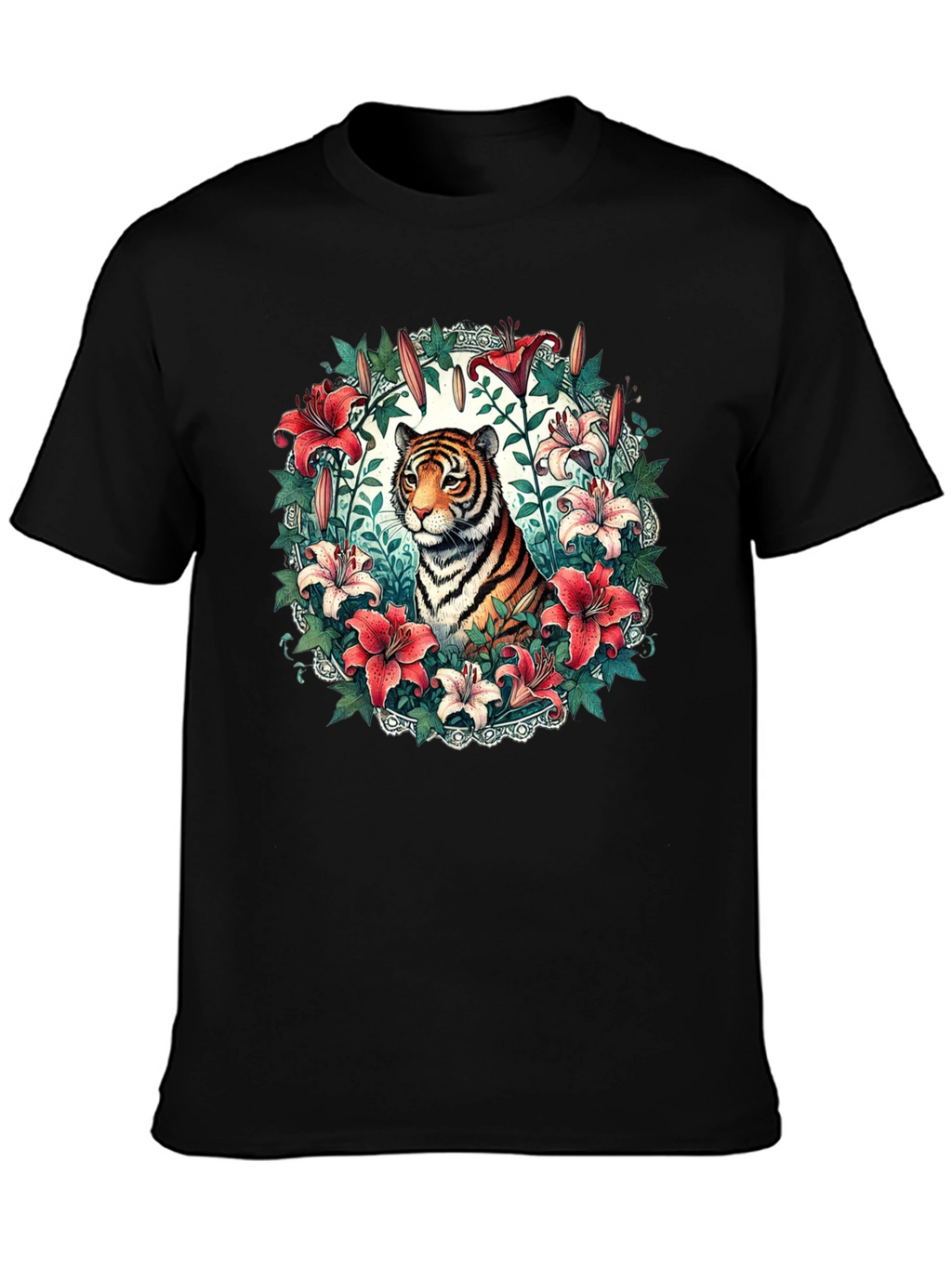 Tiger and Lily Graphic Tee - Stylish Mens Shirt