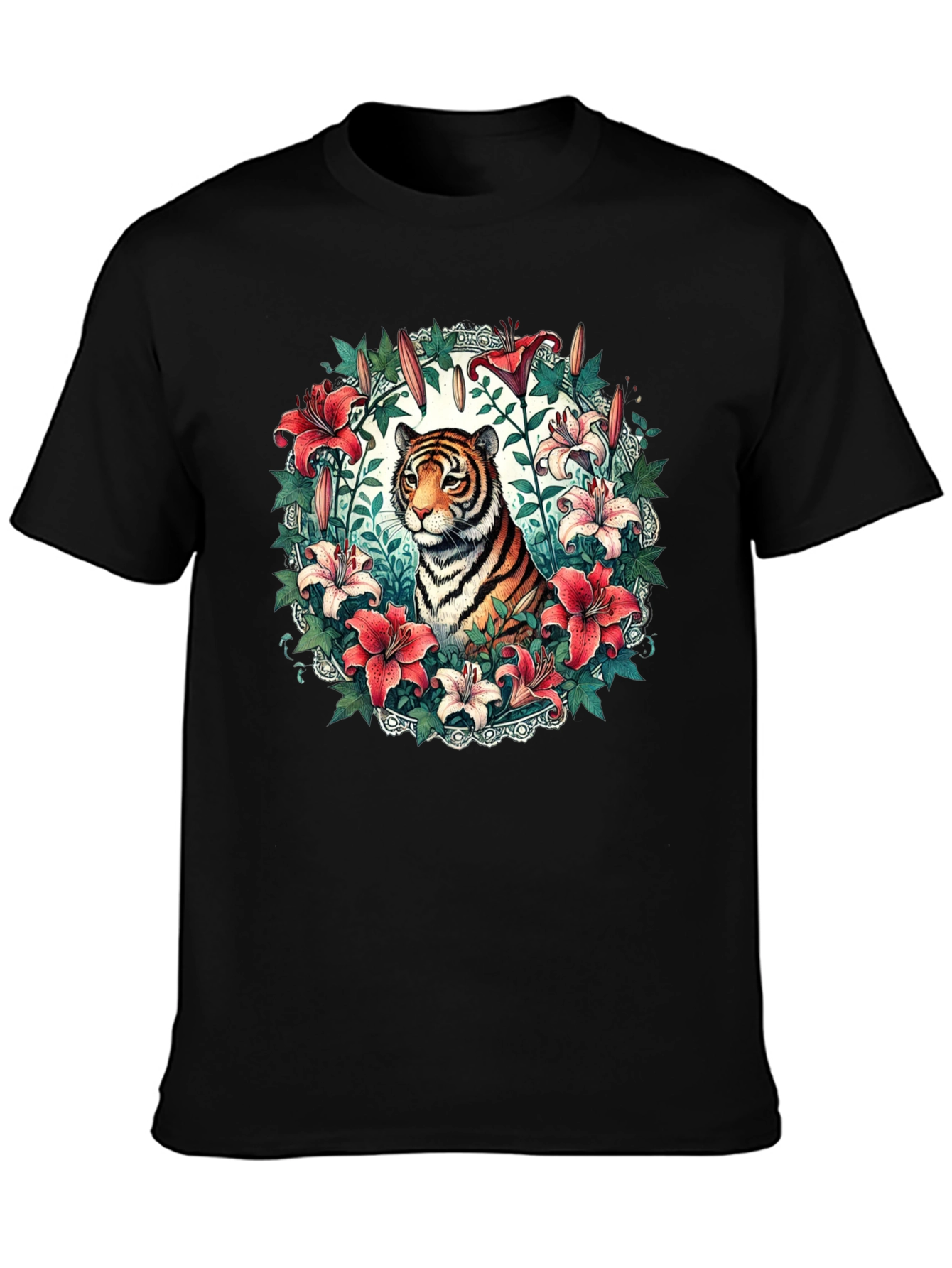 Tiger and Lily Graphic Tee - Stylish Mens Shirt