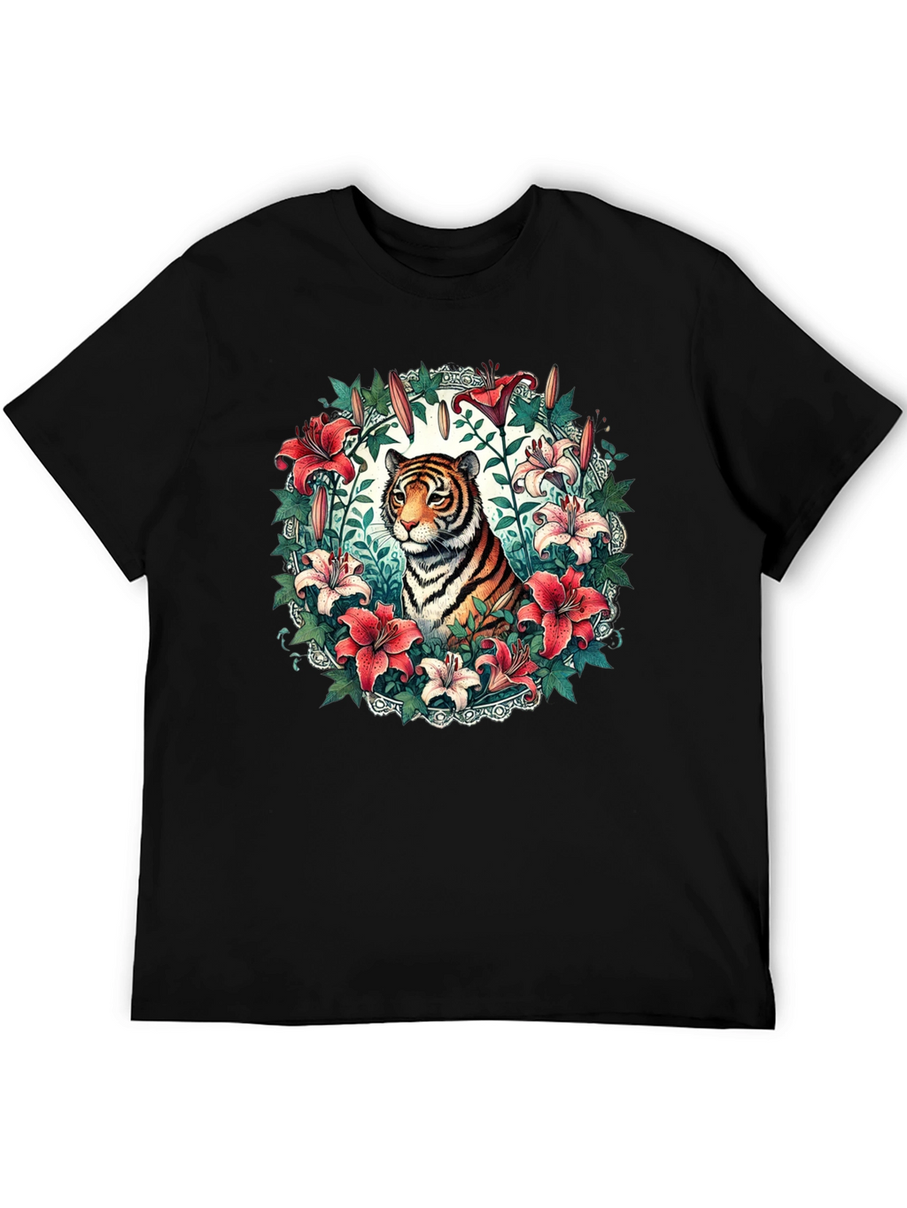 Tiger and Lily Graphic Tee - Stylish Mens Shirt