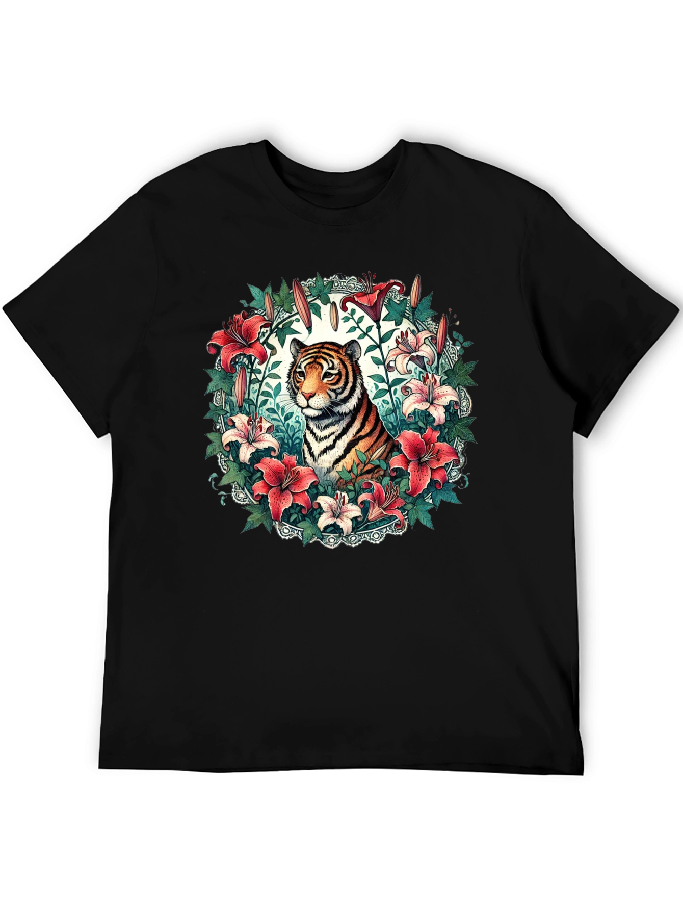 Tiger and Lily Graphic Tee - Stylish Mens Shirt