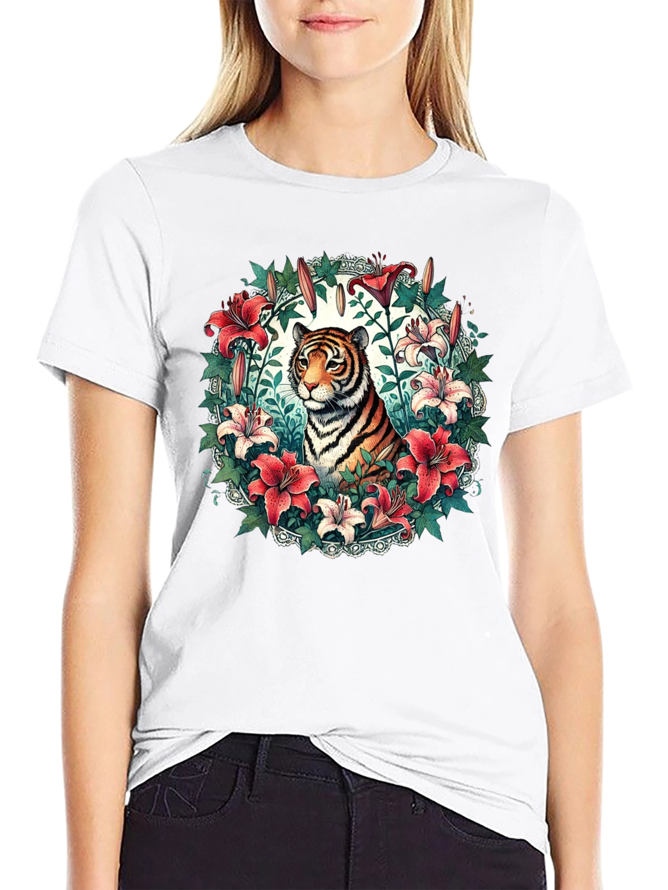 Tiger and Lily Graphic Tee - Stylish Mens Shirt