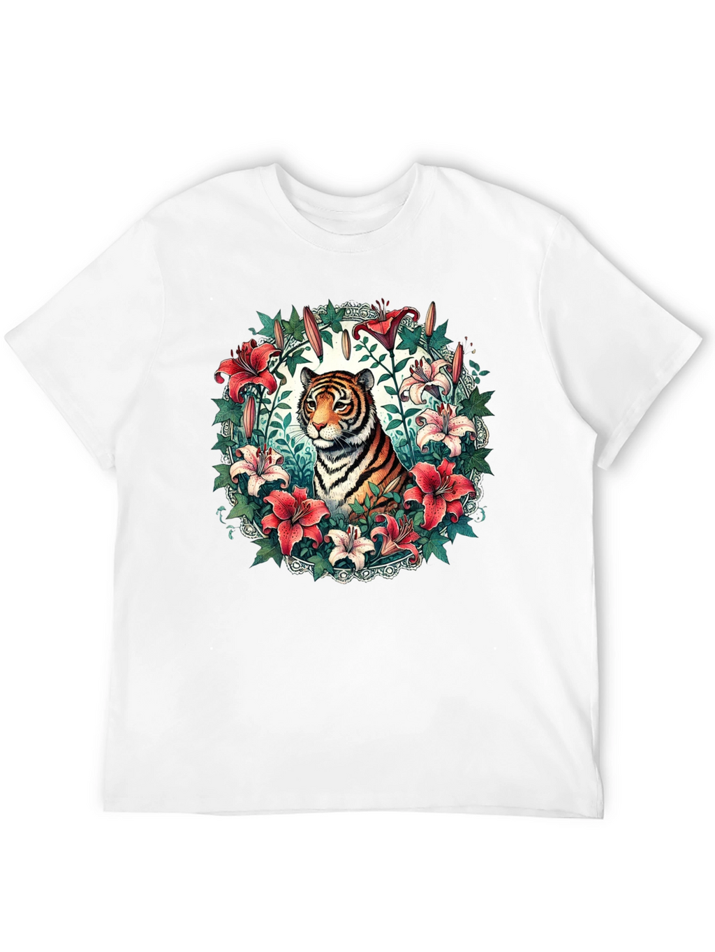 Tiger and Lily Graphic Tee - Stylish Mens Shirt