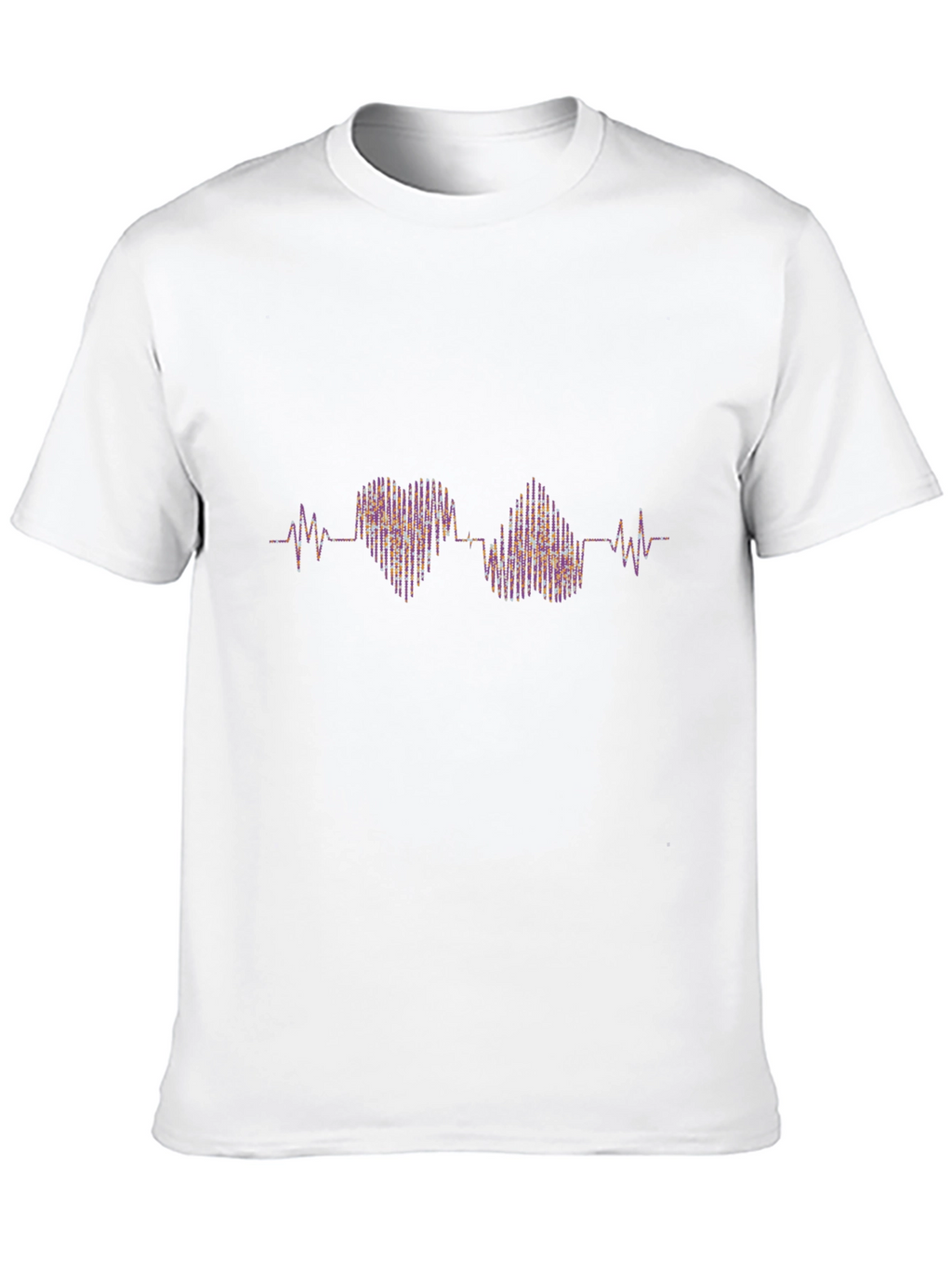 Heartbeat Heart T-Shirt - Black