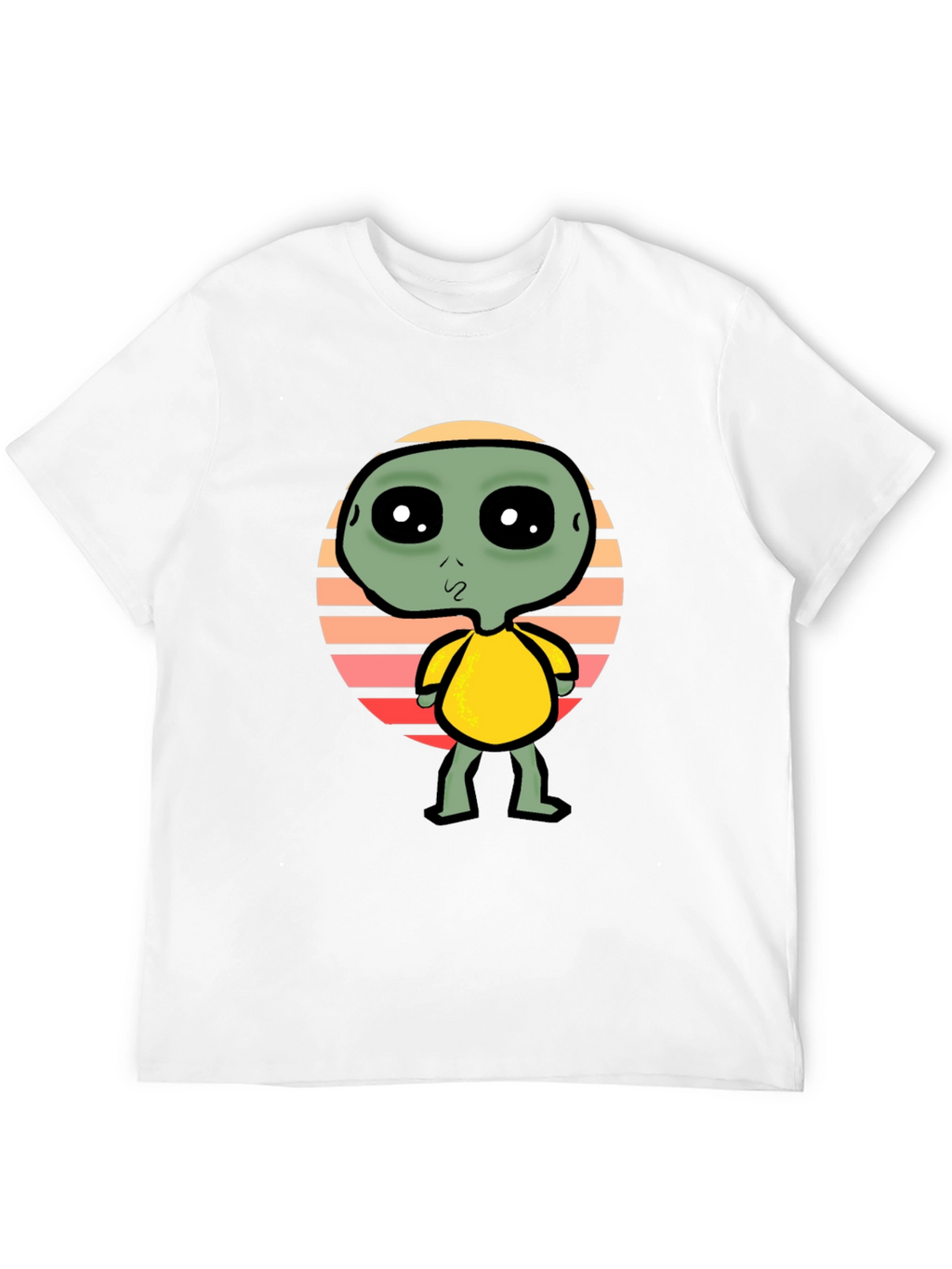 Alien Graphic Tee - Retro Style