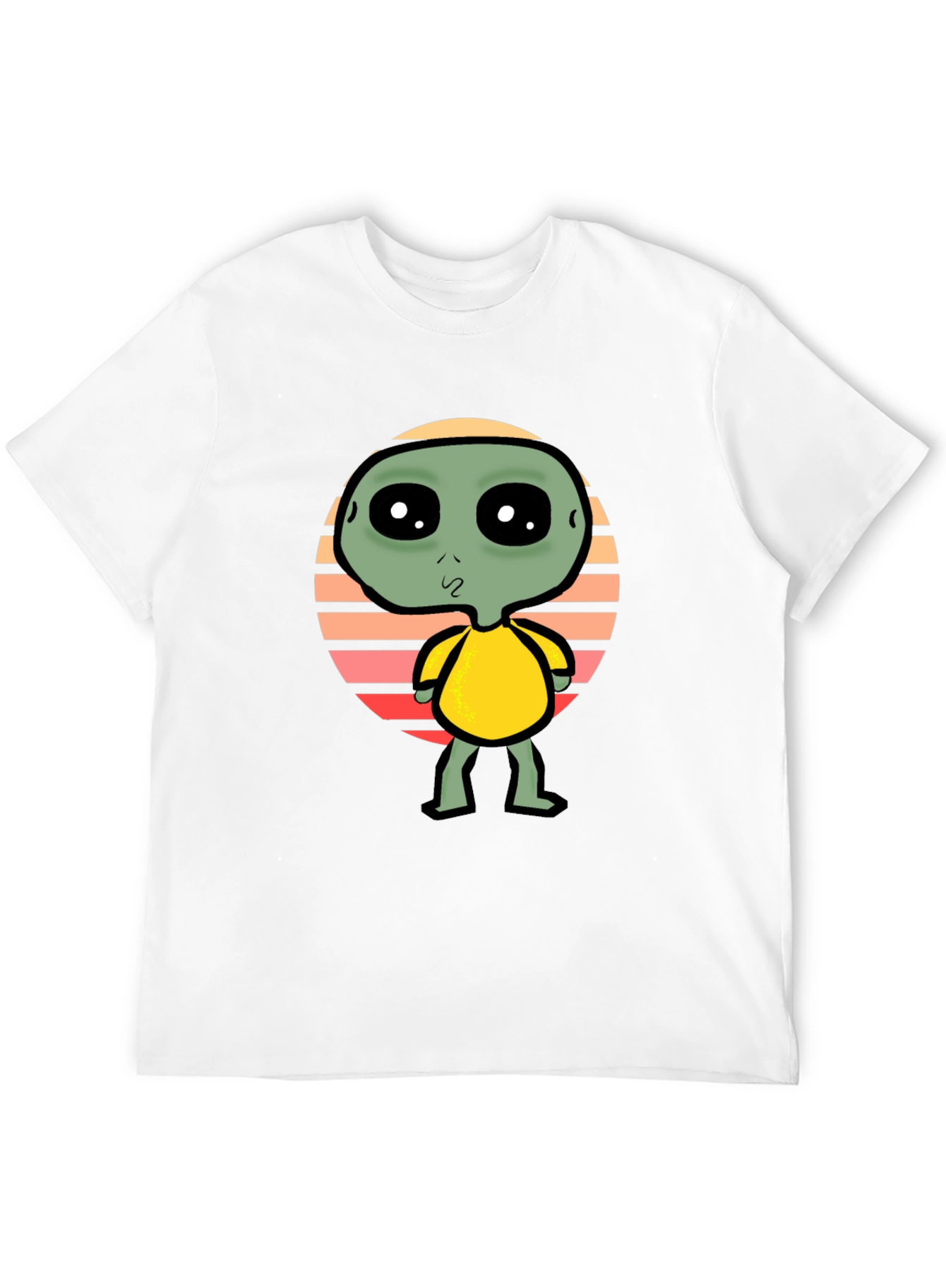 Alien Graphic Tee - Retro Style