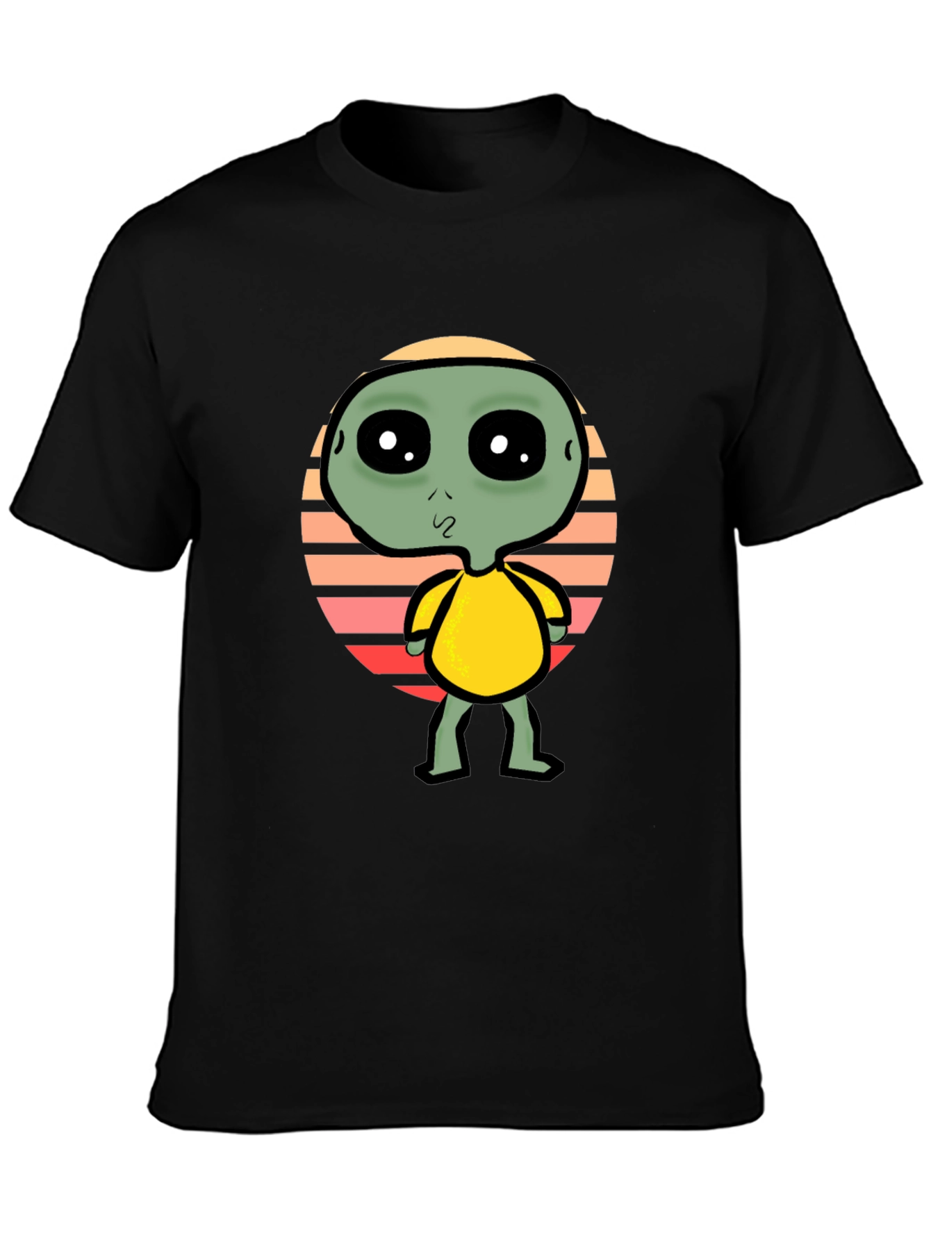 Alien Graphic Tee - Retro Style
