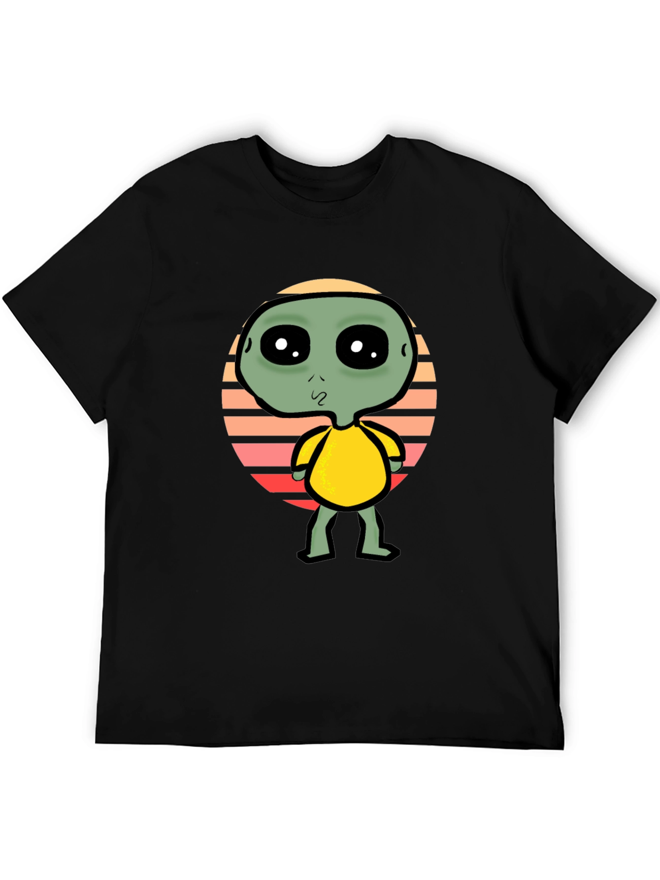 Alien Graphic Tee - Retro Style