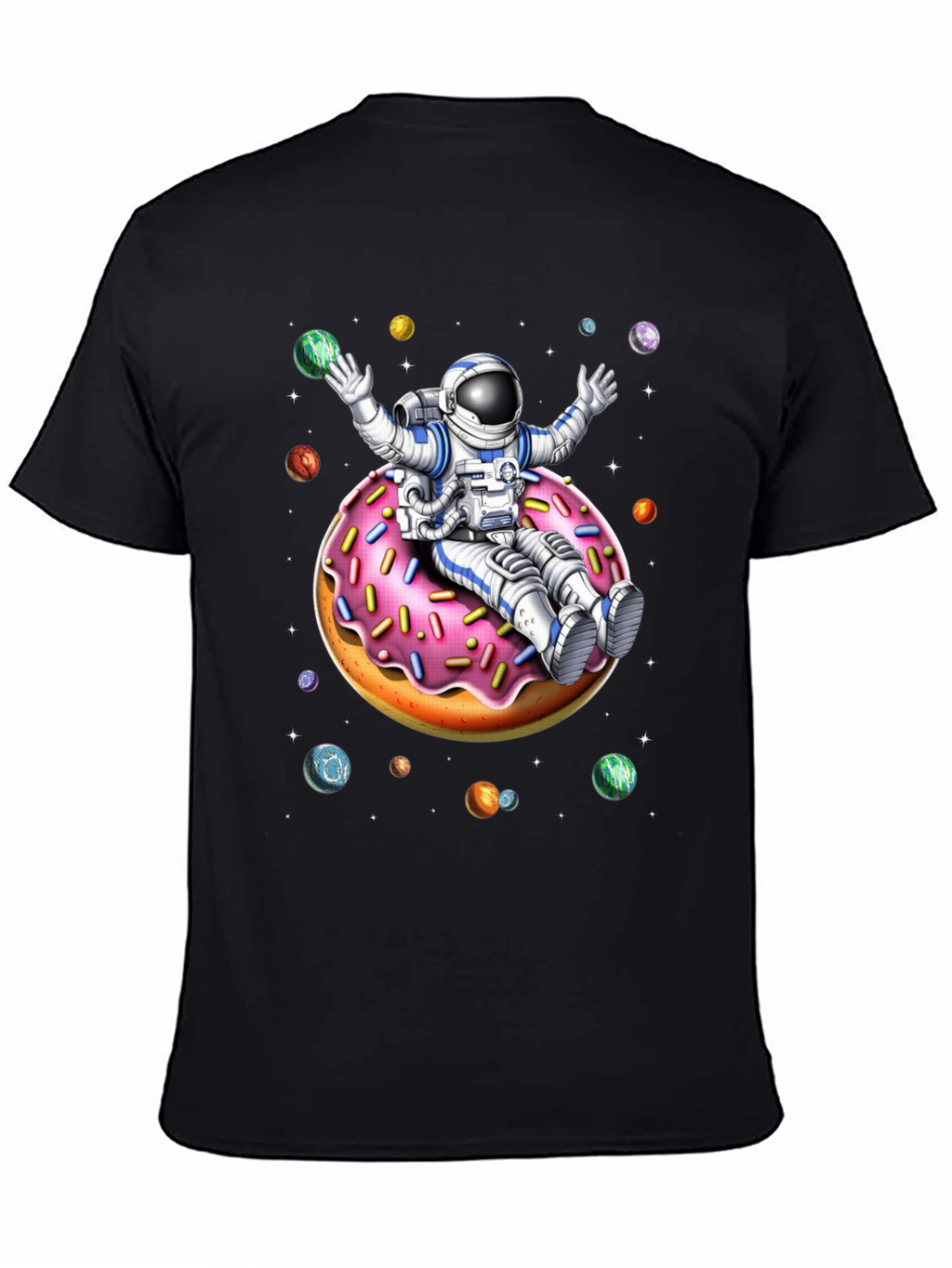 Astronaut Donut Ride Graphic Tee