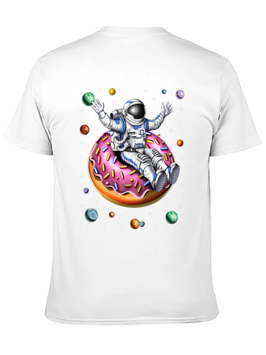 Astronaut Donut Ride Graphic Tee