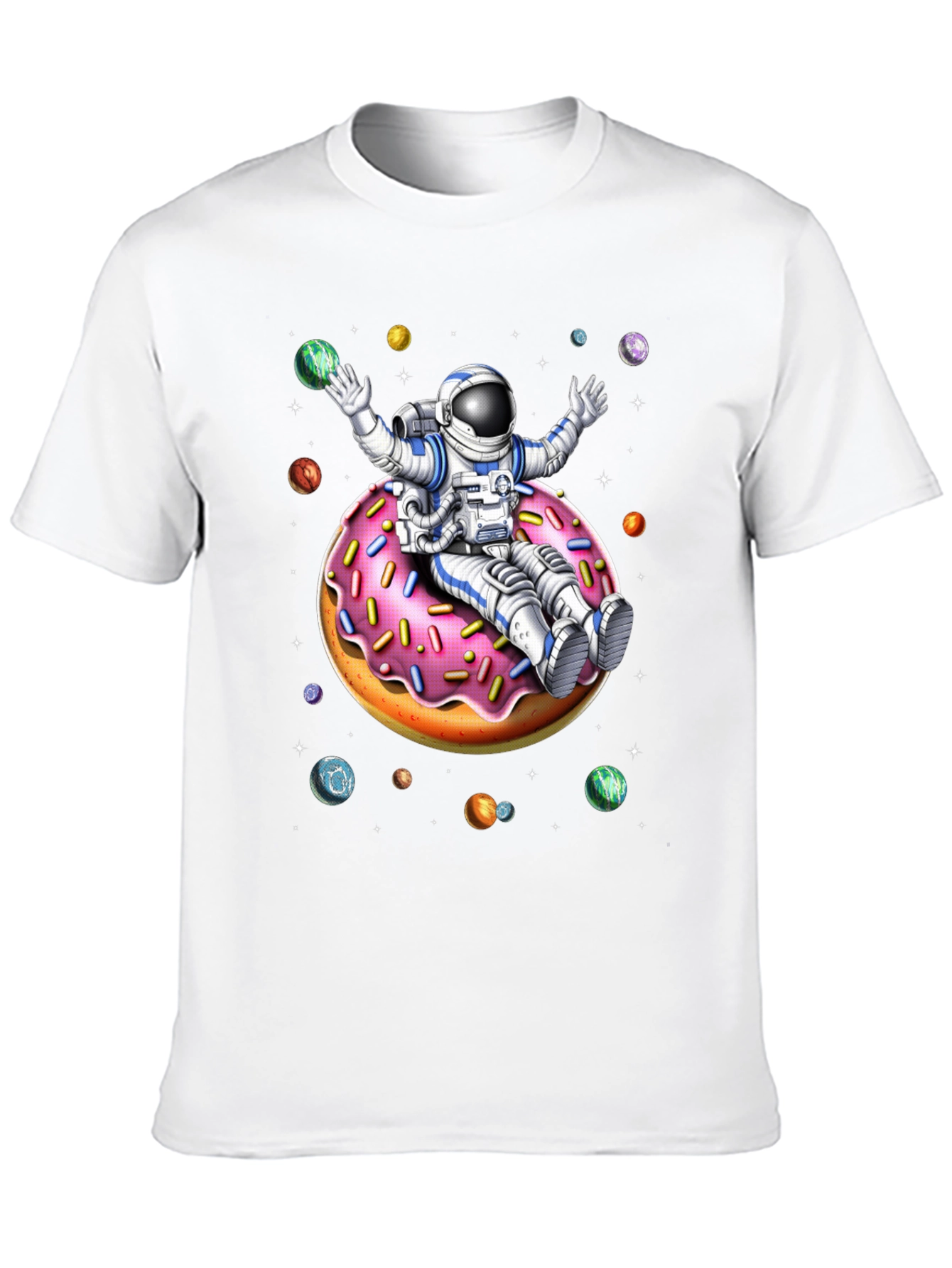 Astronaut Donut Ride Graphic Tee