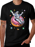 Astronaut Donut Ride Graphic Tee