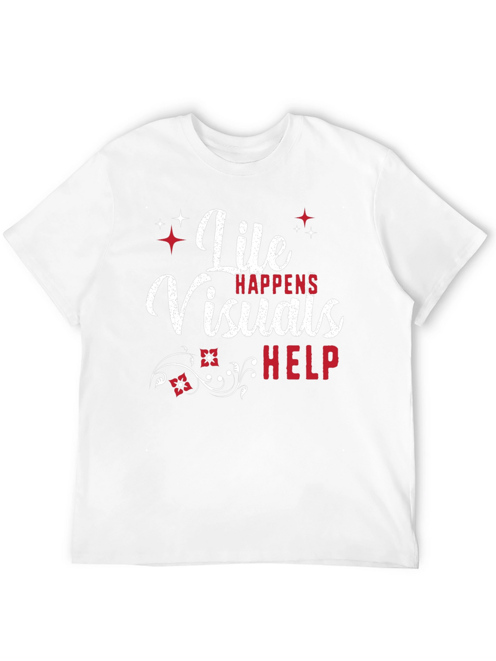 Life Visuals Help Graphic Tee