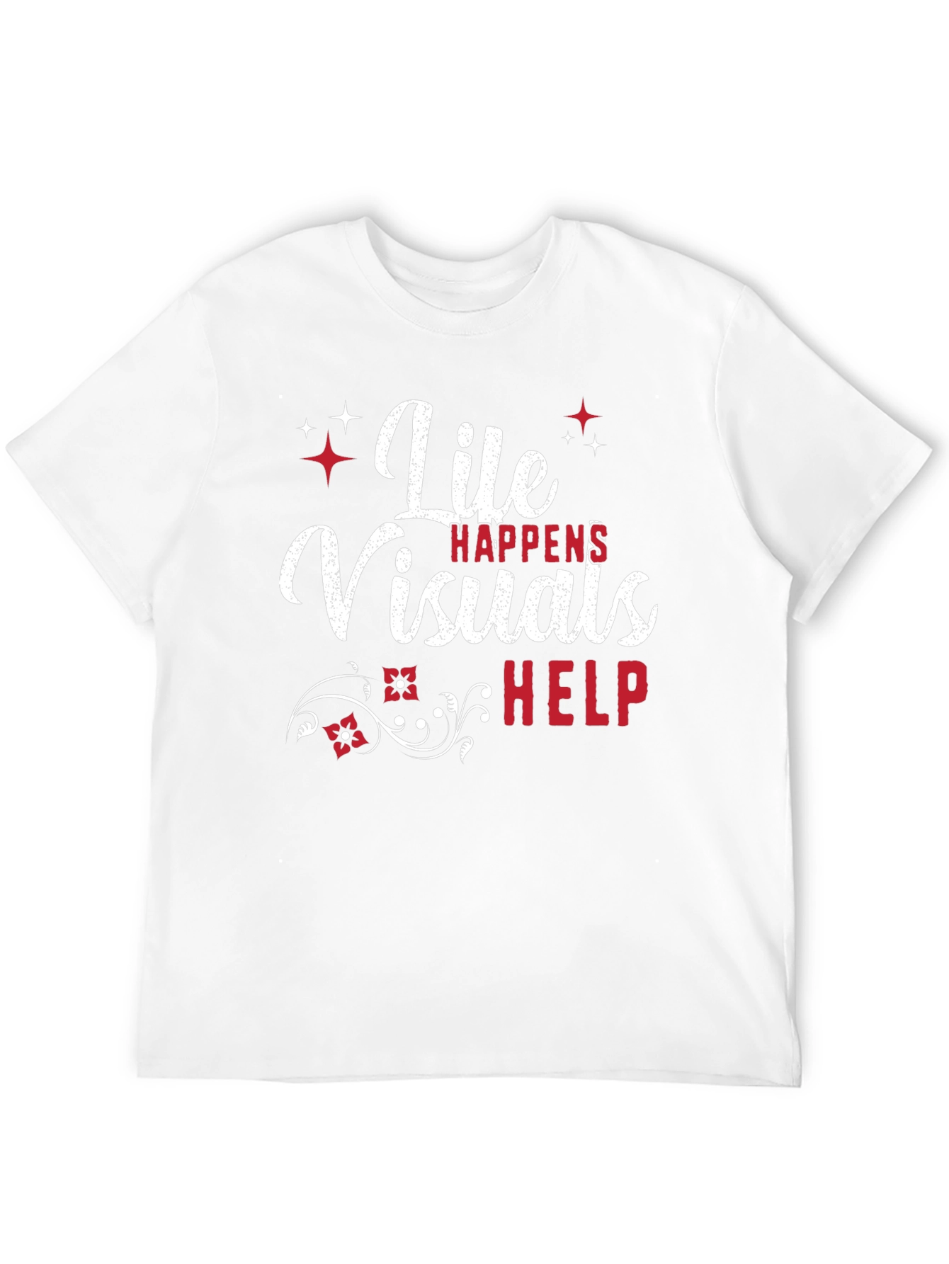 Life Visuals Help Graphic Tee
