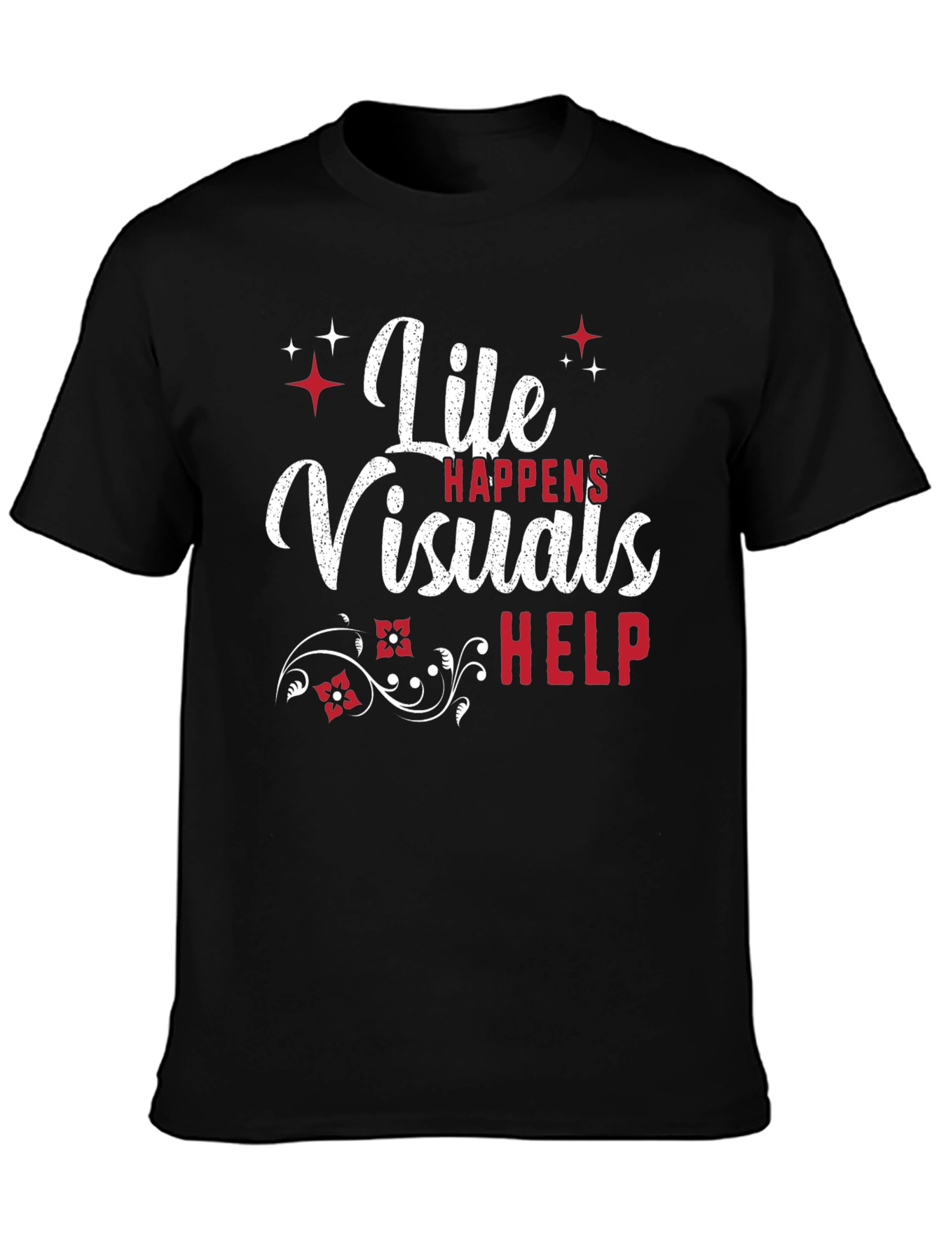 Life Visuals Help Graphic Tee