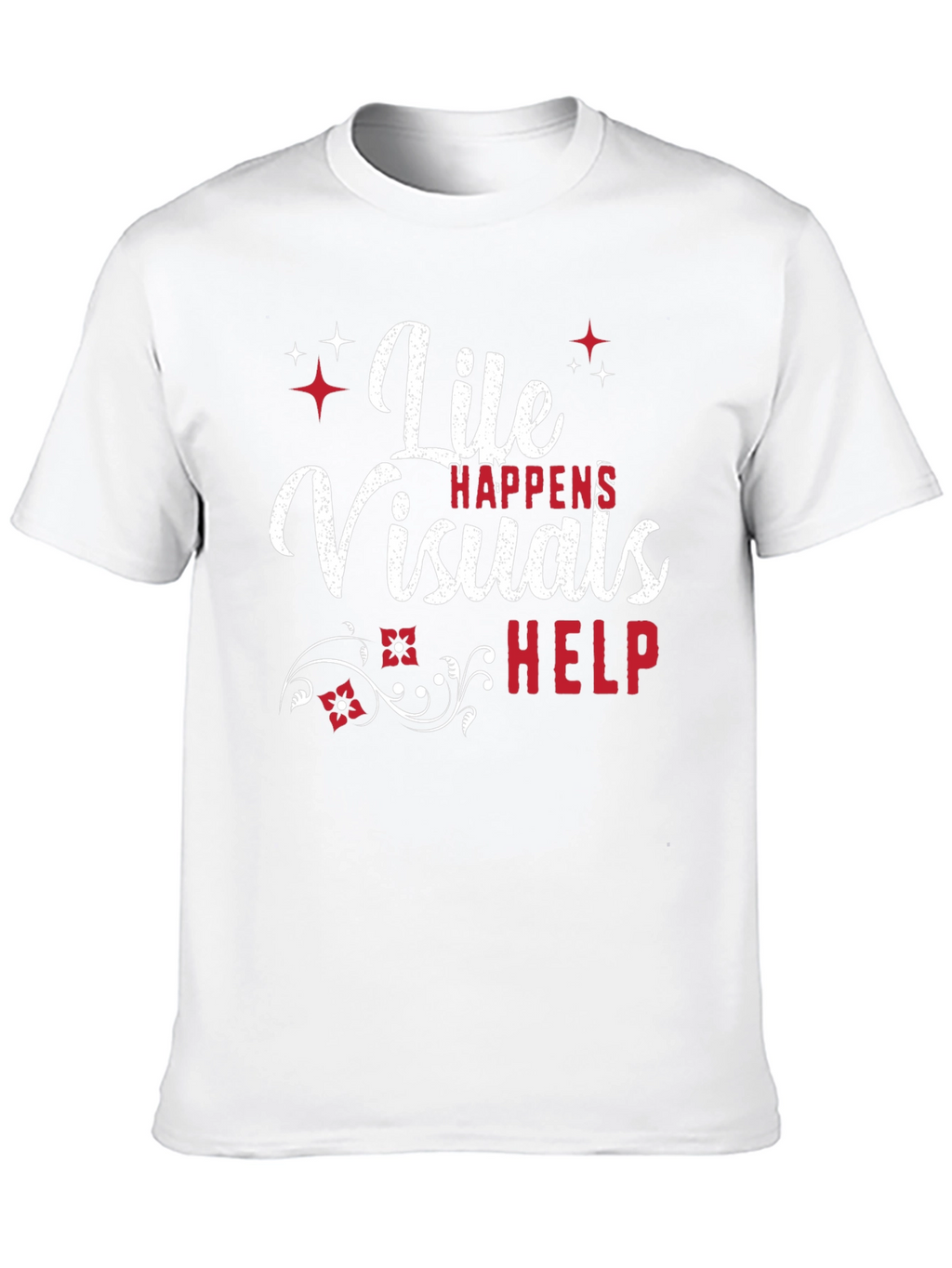 Life Visuals Help Graphic Tee