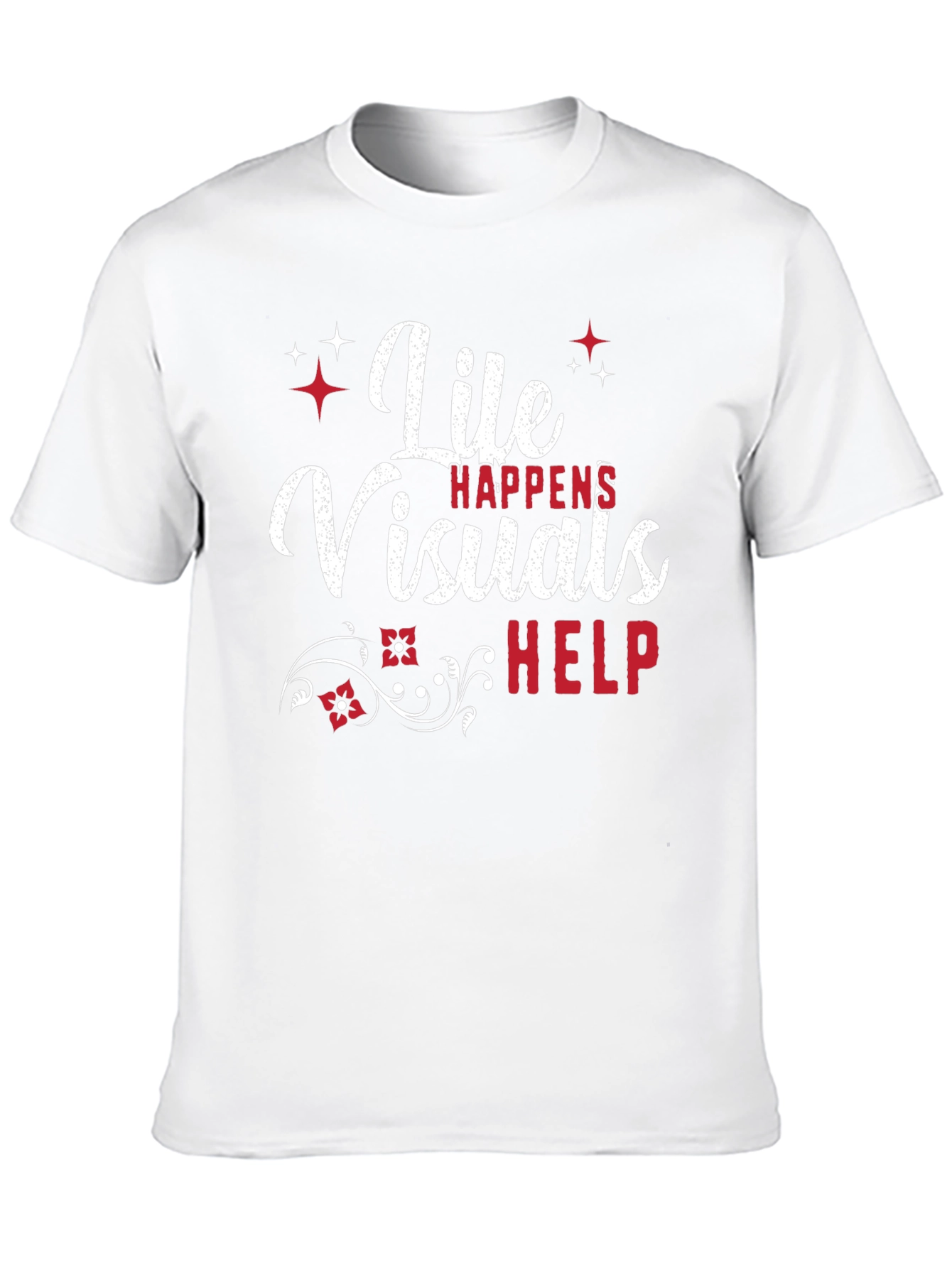 Life Visuals Help Graphic Tee