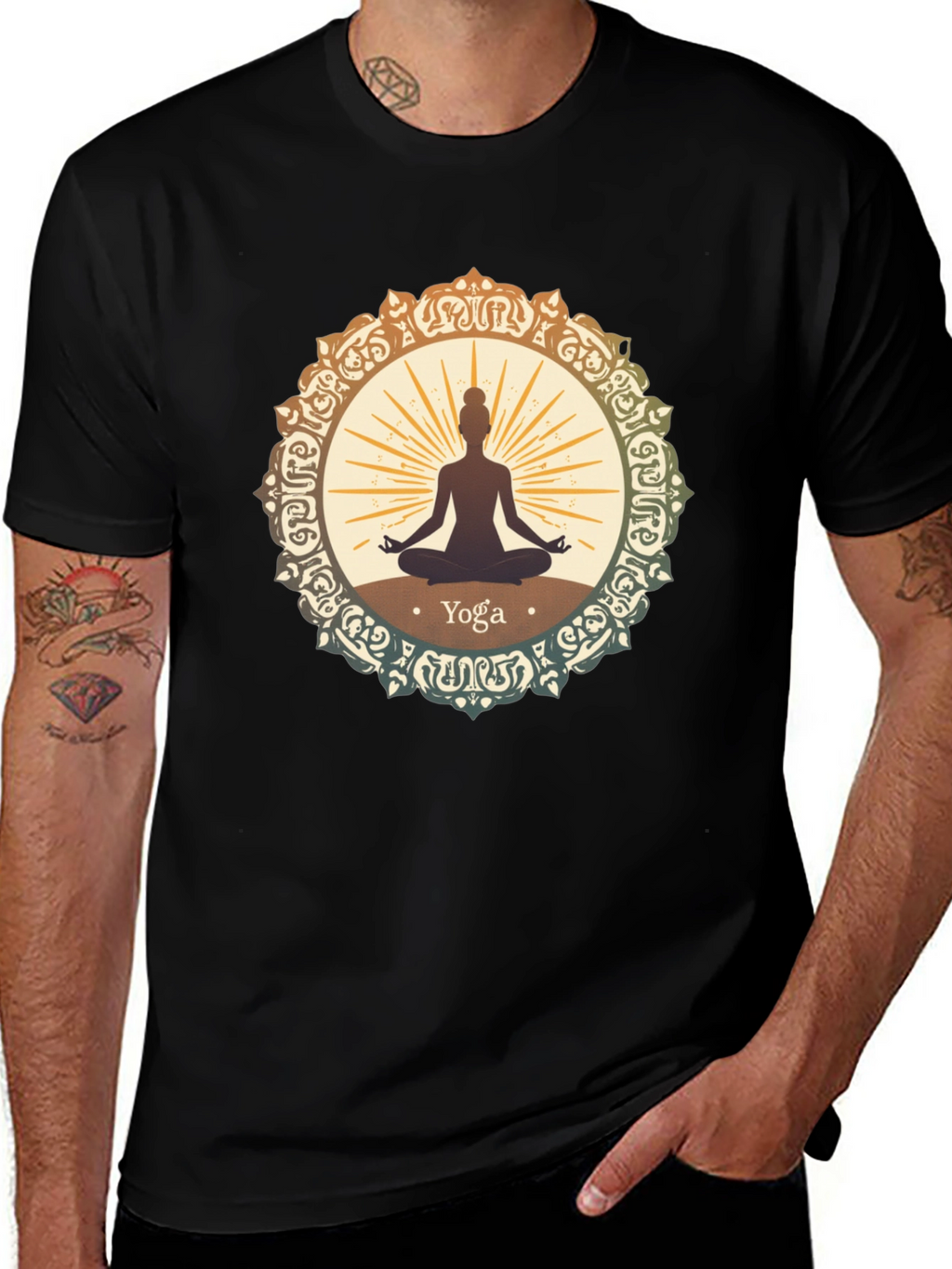 Yoga Mandala T-Shirt - Meditate in Style