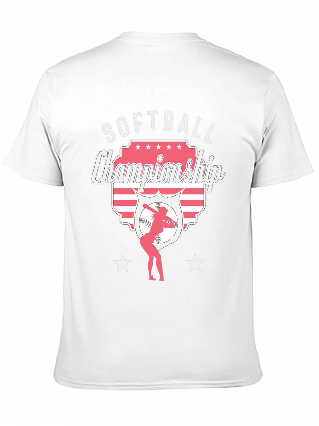 Softball Championship Black T-Shirt