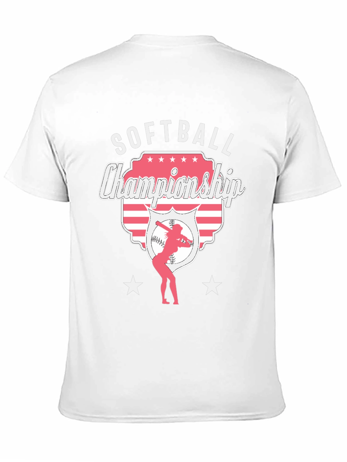 Softball Championship Black T-Shirt
