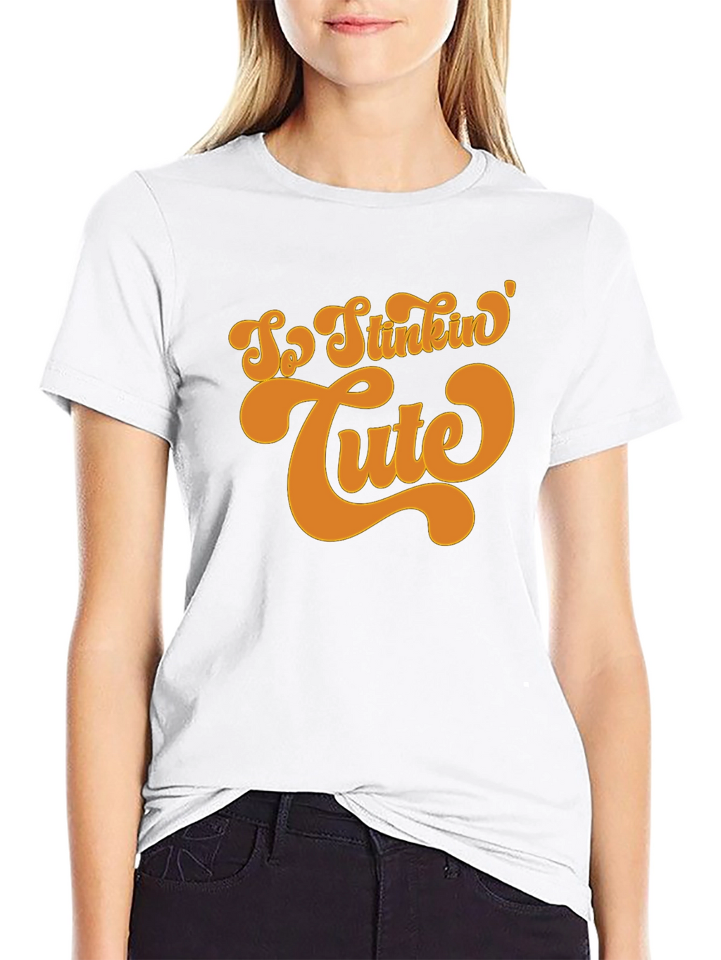 So Stinkin Cute Retro Graphic Tee
