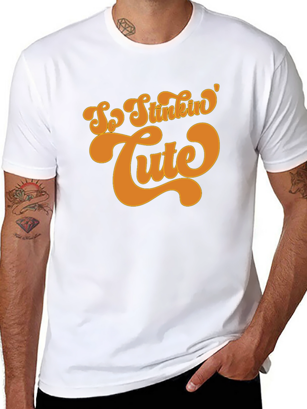 So Stinkin Cute Retro Graphic Tee